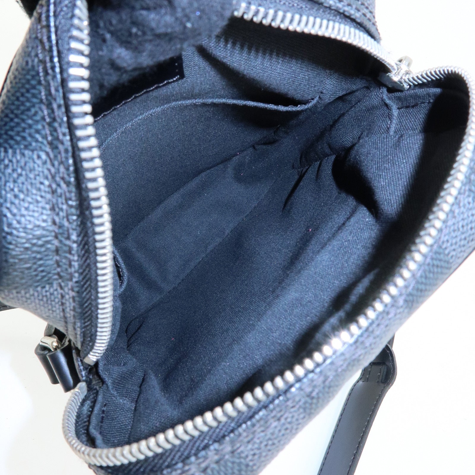 Louis Vuitton Damier Graphite Rem Shoulder Bag Black N41446