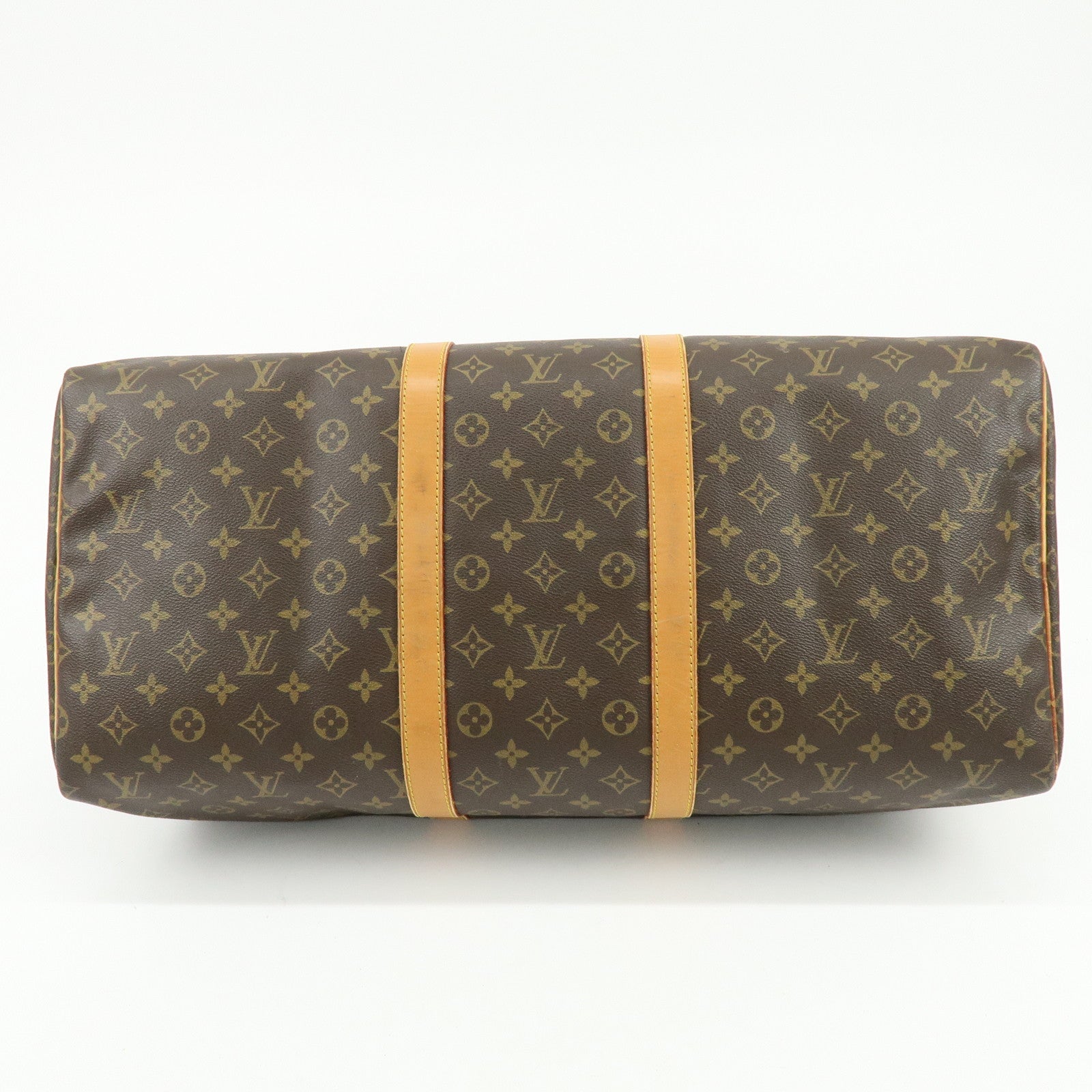 Louis Vuitton Monogram Keep All 55 Boston Bag Brown M41424