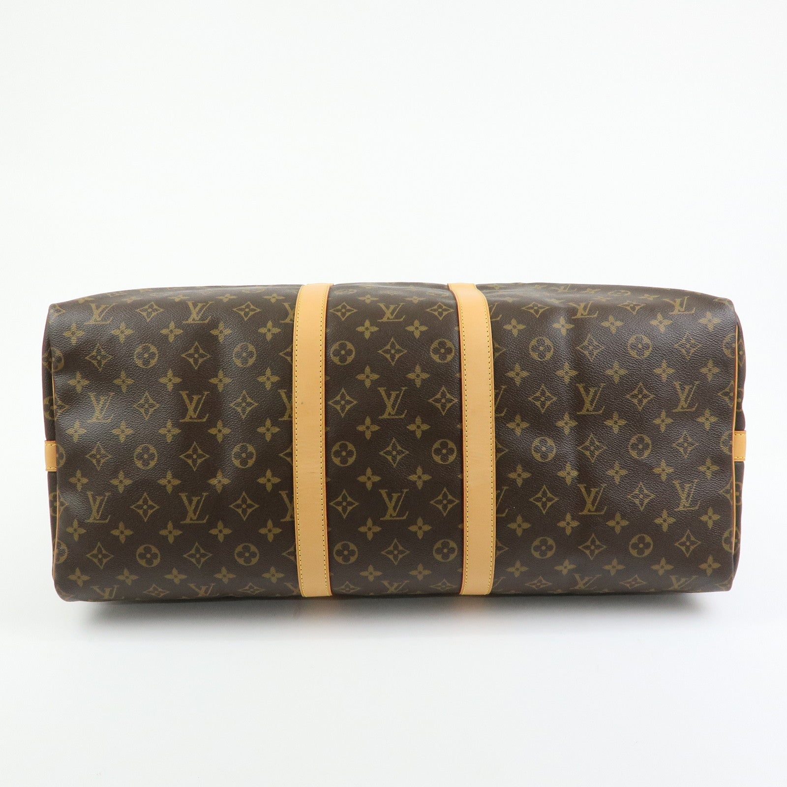 Louis Vuitton Monogram Keep All Bandouliere 55 Boston Bag M41414