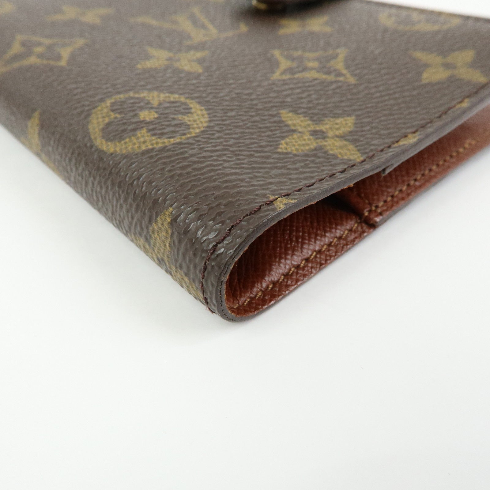 Louis Vuitton Monogram Agenda PM Planner Cover Brown R20005
