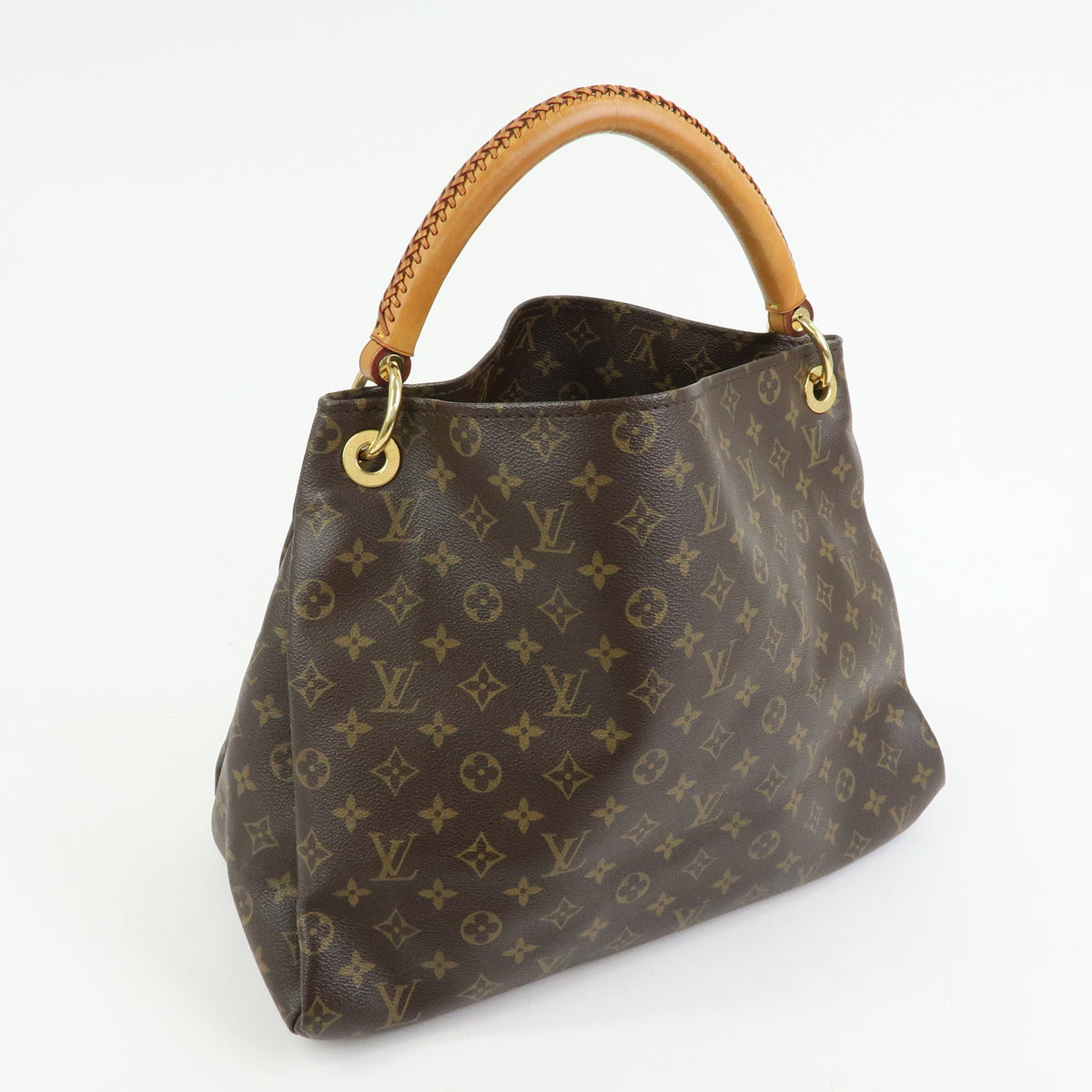 Louis Vuitton Monogram Artsy MM Shoulder Bag Brown M40249