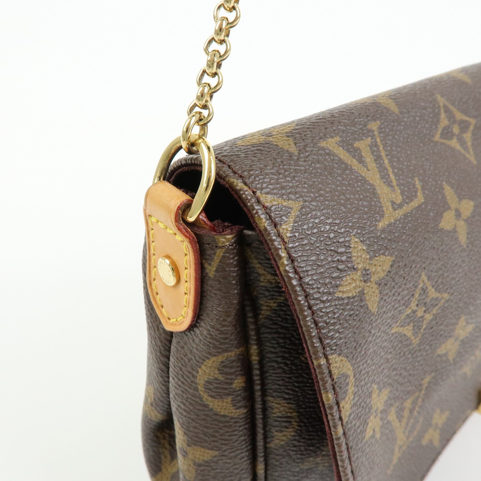 Louis Vuitton Monogram Favorite MM 2Way Bag Shoulder Bag Brown M40718