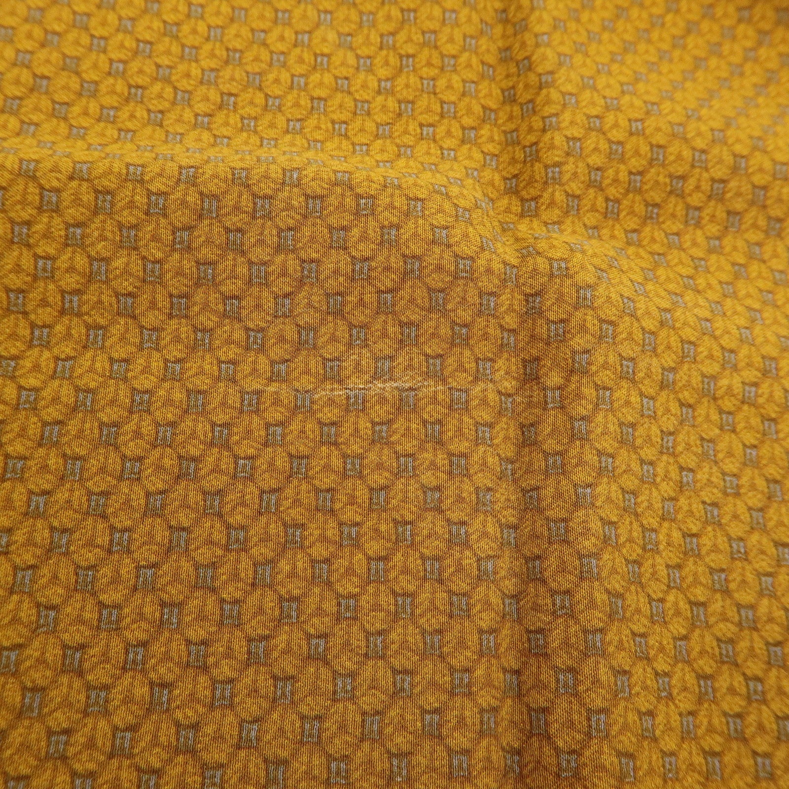 CHANEL Silk 100% Scarf Shawl Tassel Pattern Brown Bordeaux