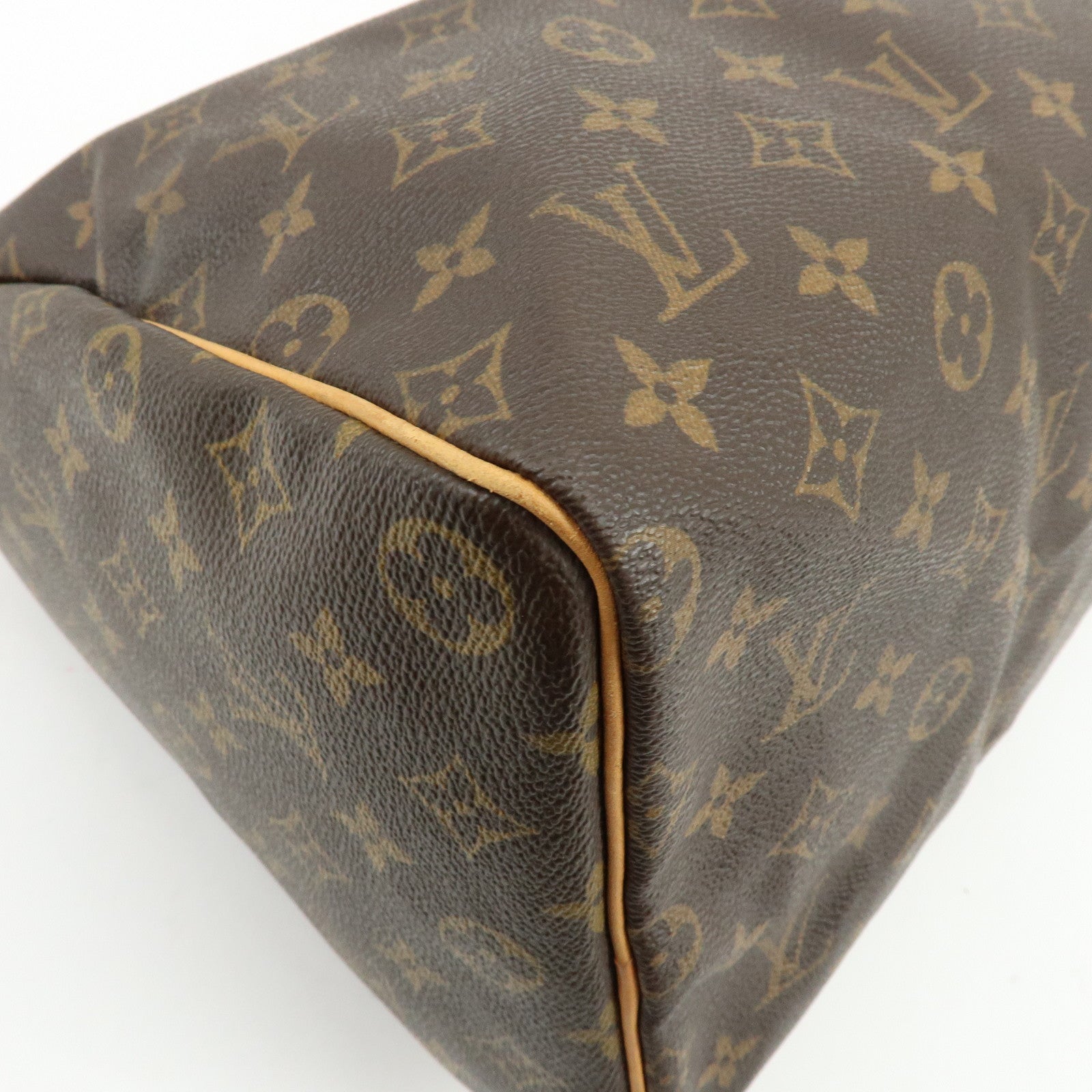 Louis Vuitton Monogram Speedy 40 Hand Bag Boston Bag Brown M41522