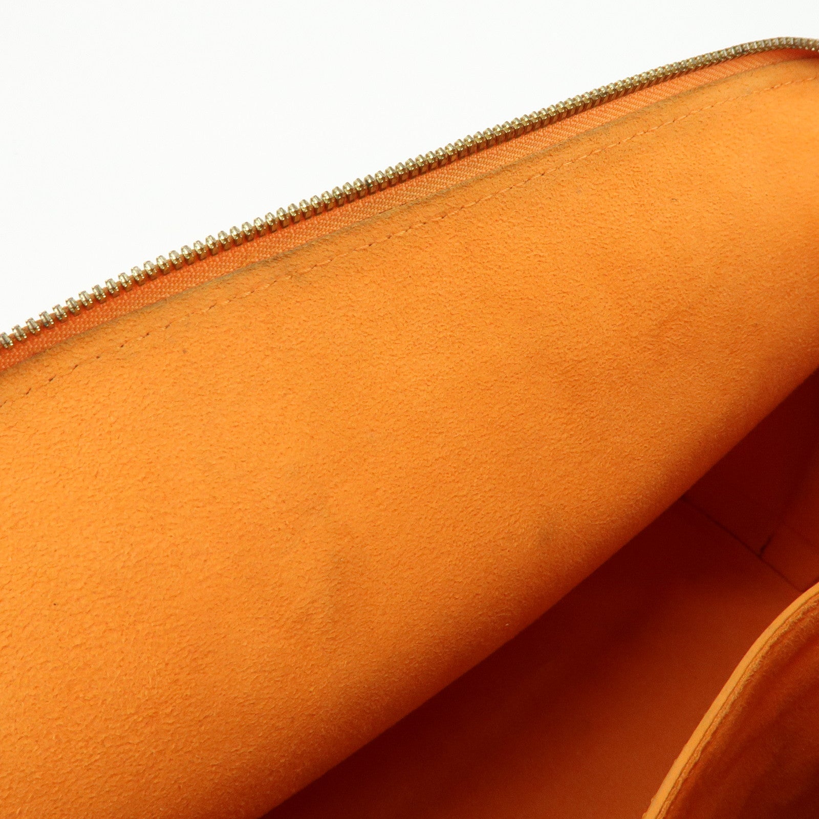 Louis Vuitton Epi Leather Alma PM Hand Bag Mandarin Orange M5124H