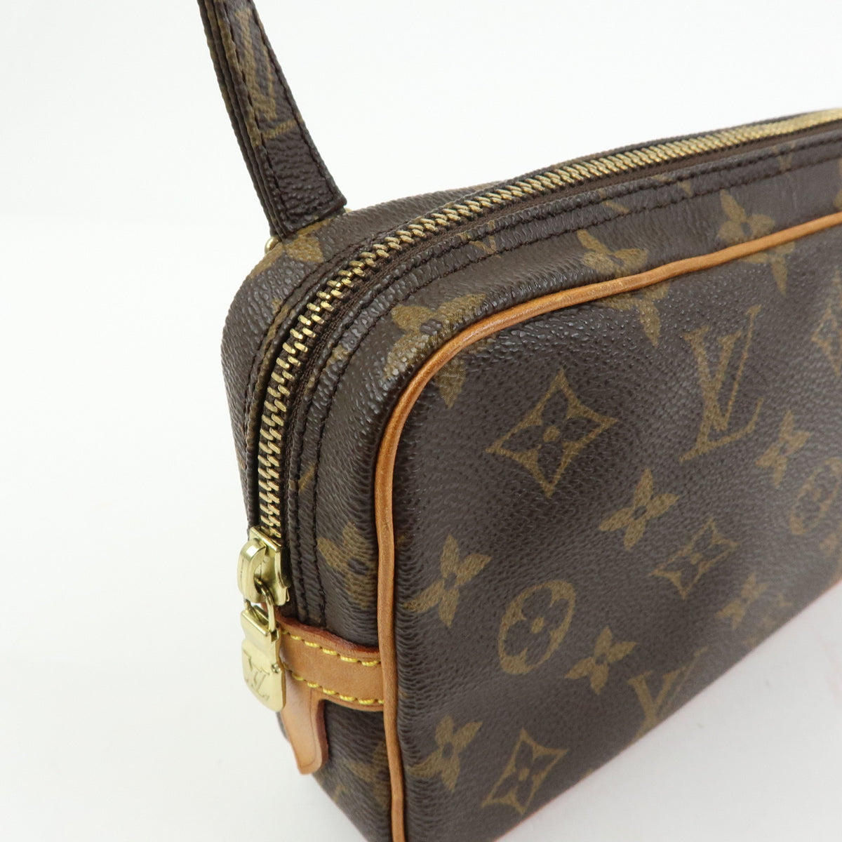 Louis Vuitton Monogram Pochette Marly Bandouliere Bag Brown M51828