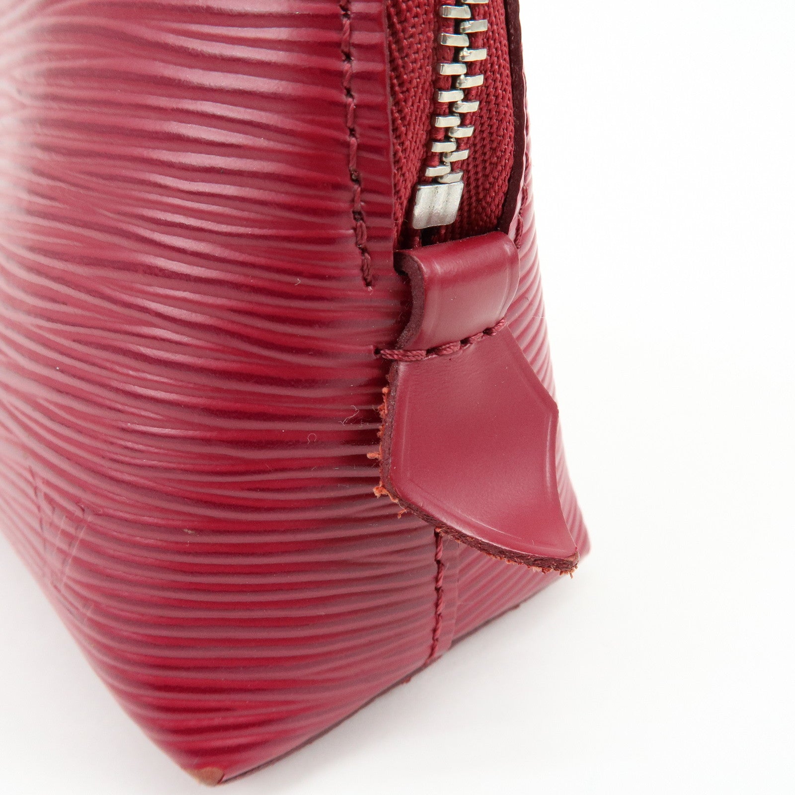 Louis Vuitton Epi Pochette Cosmetic Pouch Fuchsia Pink M40641