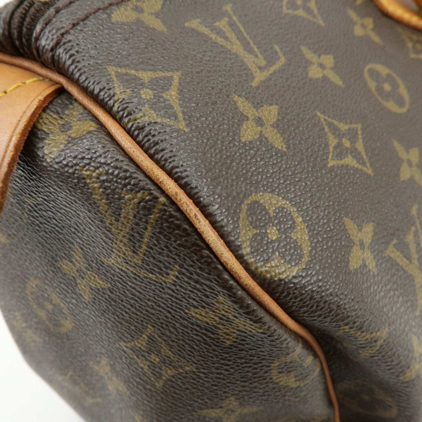 Louis Vuitton Monogram Speedy 40 Boston Bag Brown M41522
