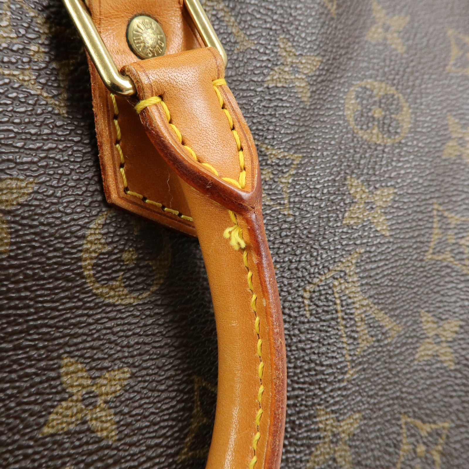 Louis Vuitton Monogram Speedy 40 Hand Bag Boston Bag Brown M41522