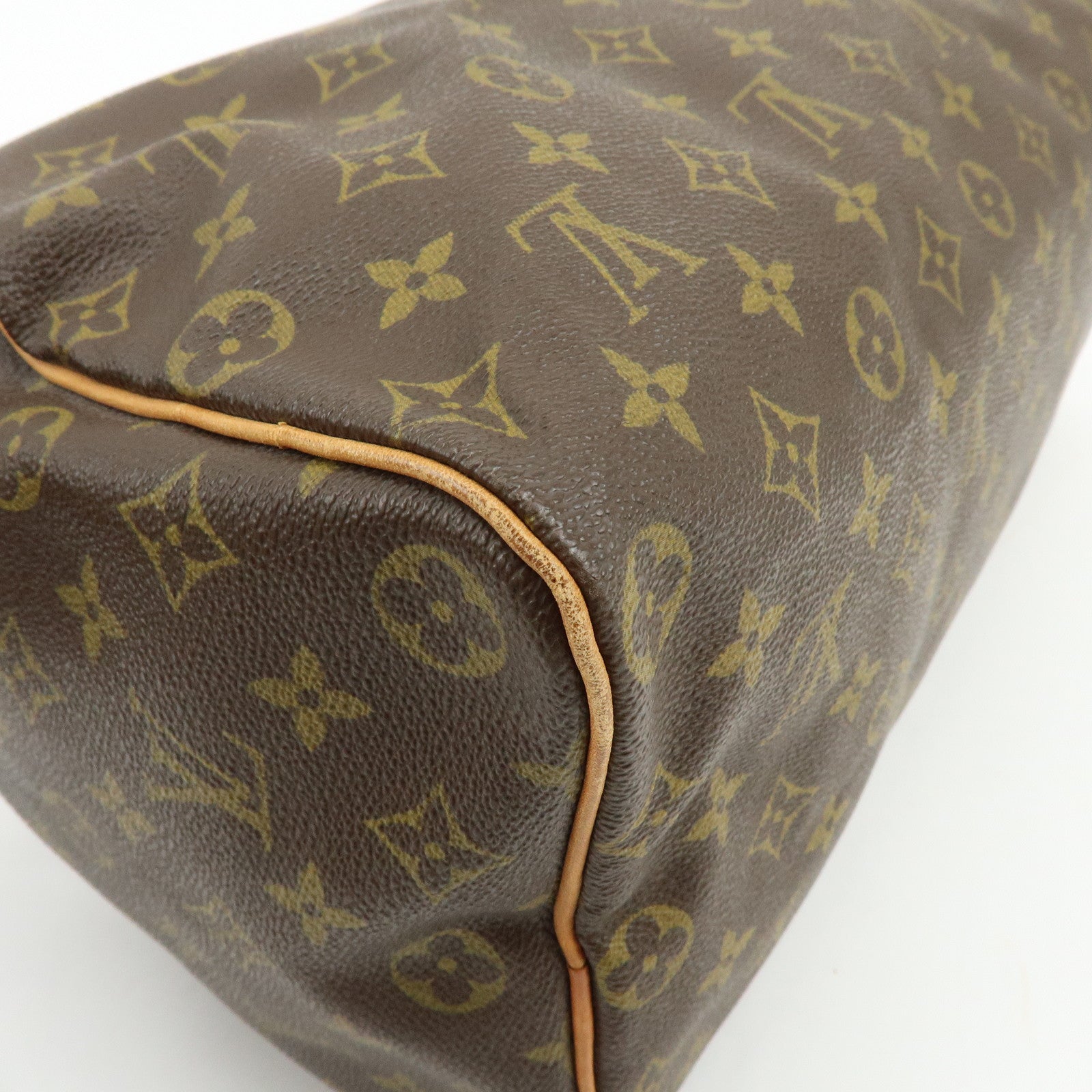 Louis Vuitton Monogram Speedy 40 Hand Bag Boston Bag Brown M41522