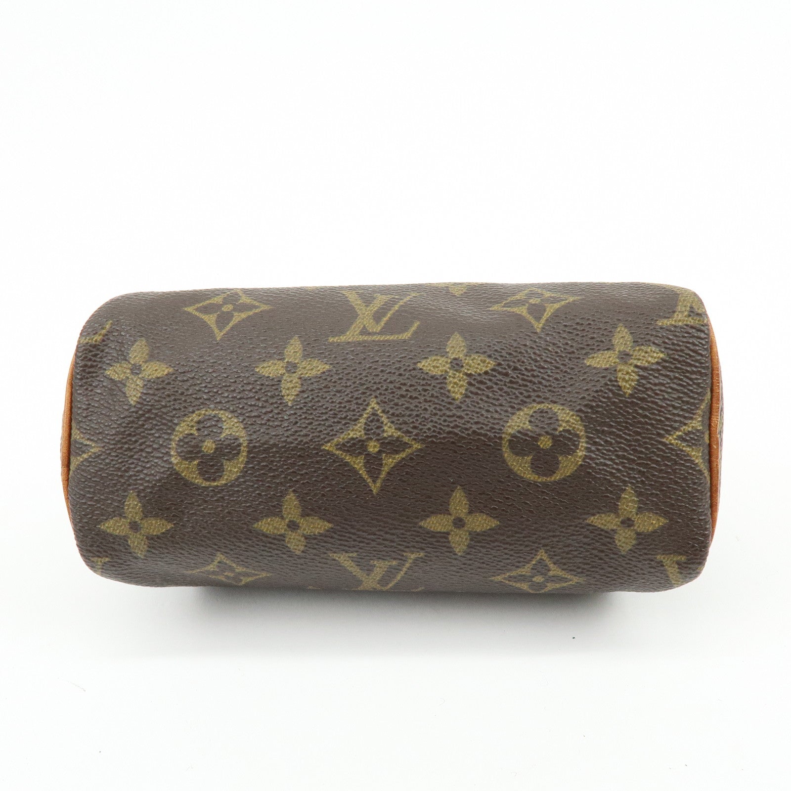 Louis Vuitton Monogram Canvas Mini Speedy Hand Bag Brown M41534