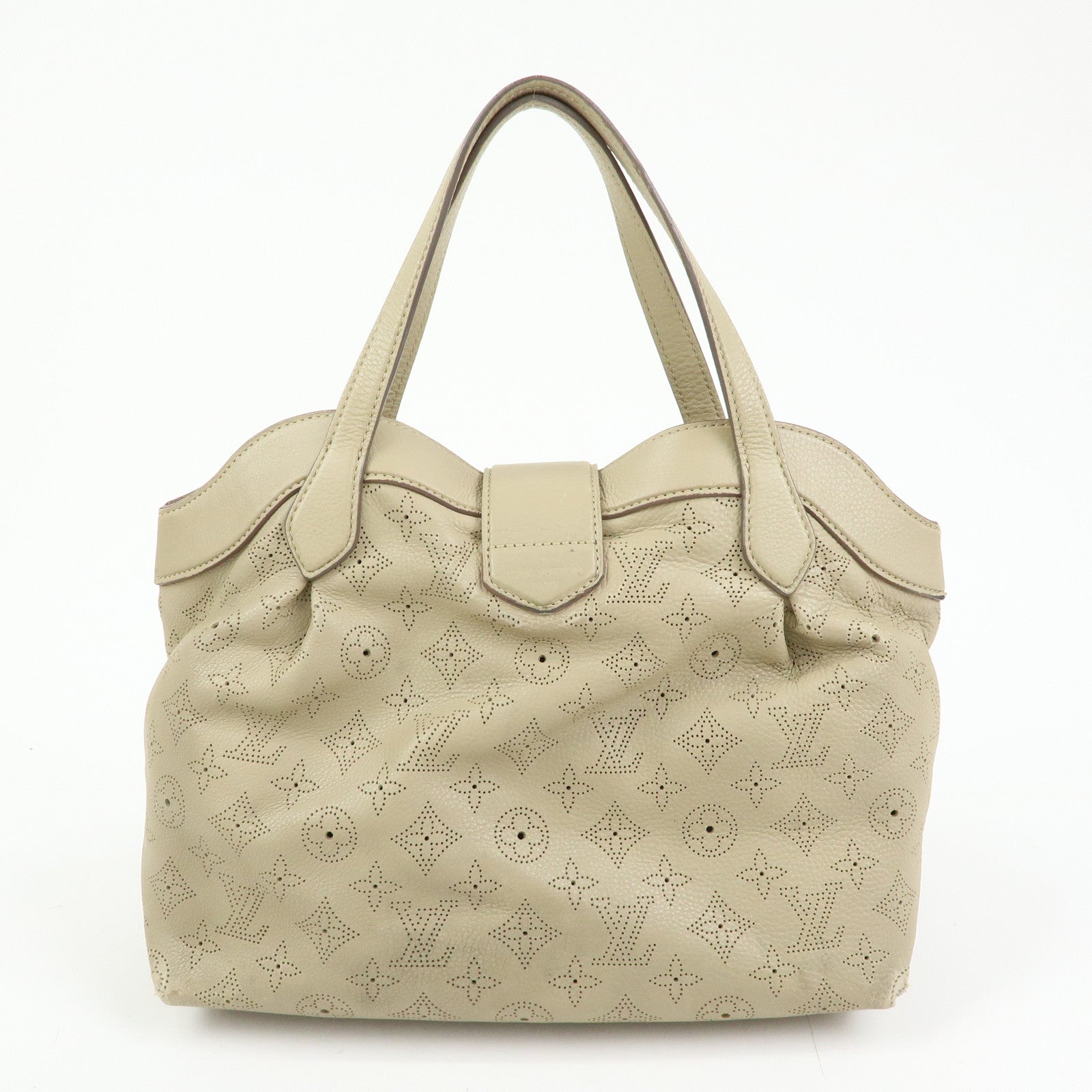 Louis Vuitton Monogram Mahina Cirrus PM Tote Hand Bag Opal M93818