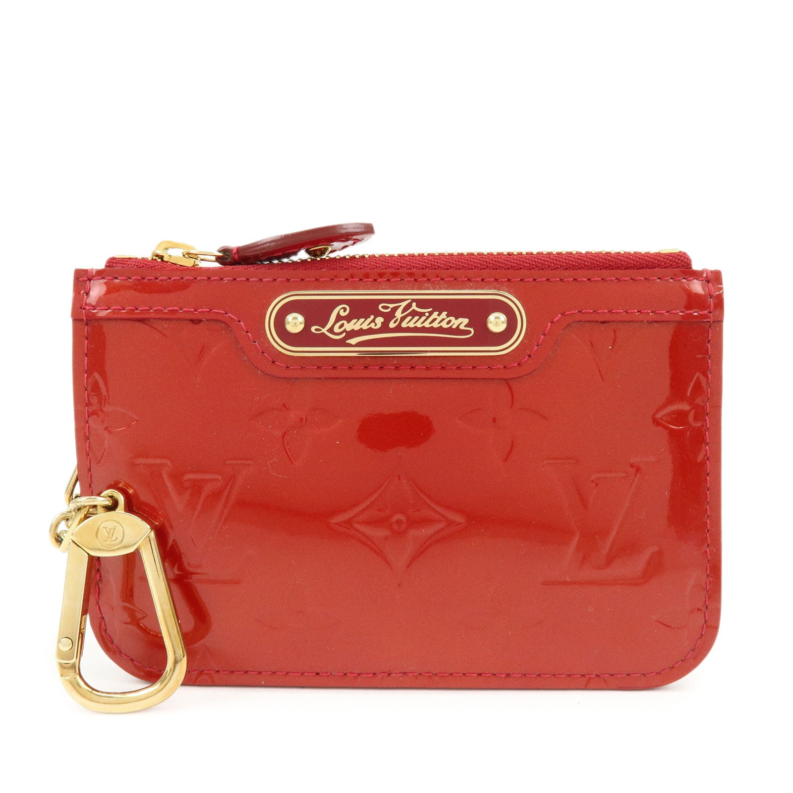 Louis Vuitton Monogram Vernis Pochette Cles NM Coin Case M93559