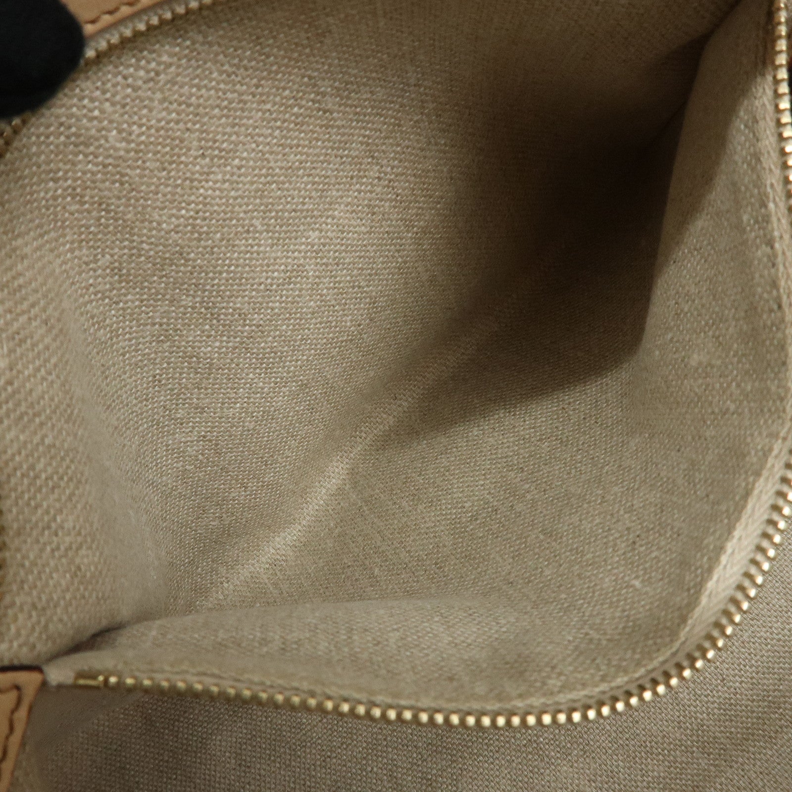 GUCCI Bamboo Flora Canvas Leather Hand Bag Multicolor Beige 137395