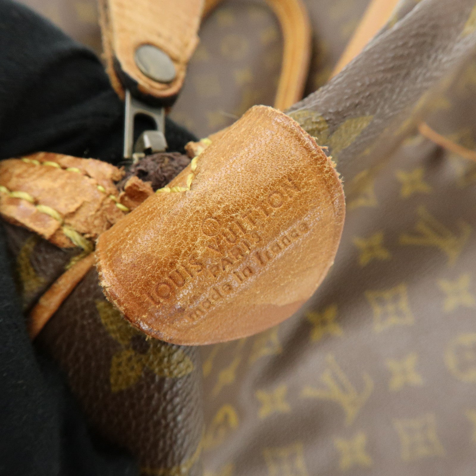 Louis Vuitton Monogram Sac Souple 55 Boston Bag Brown M41622