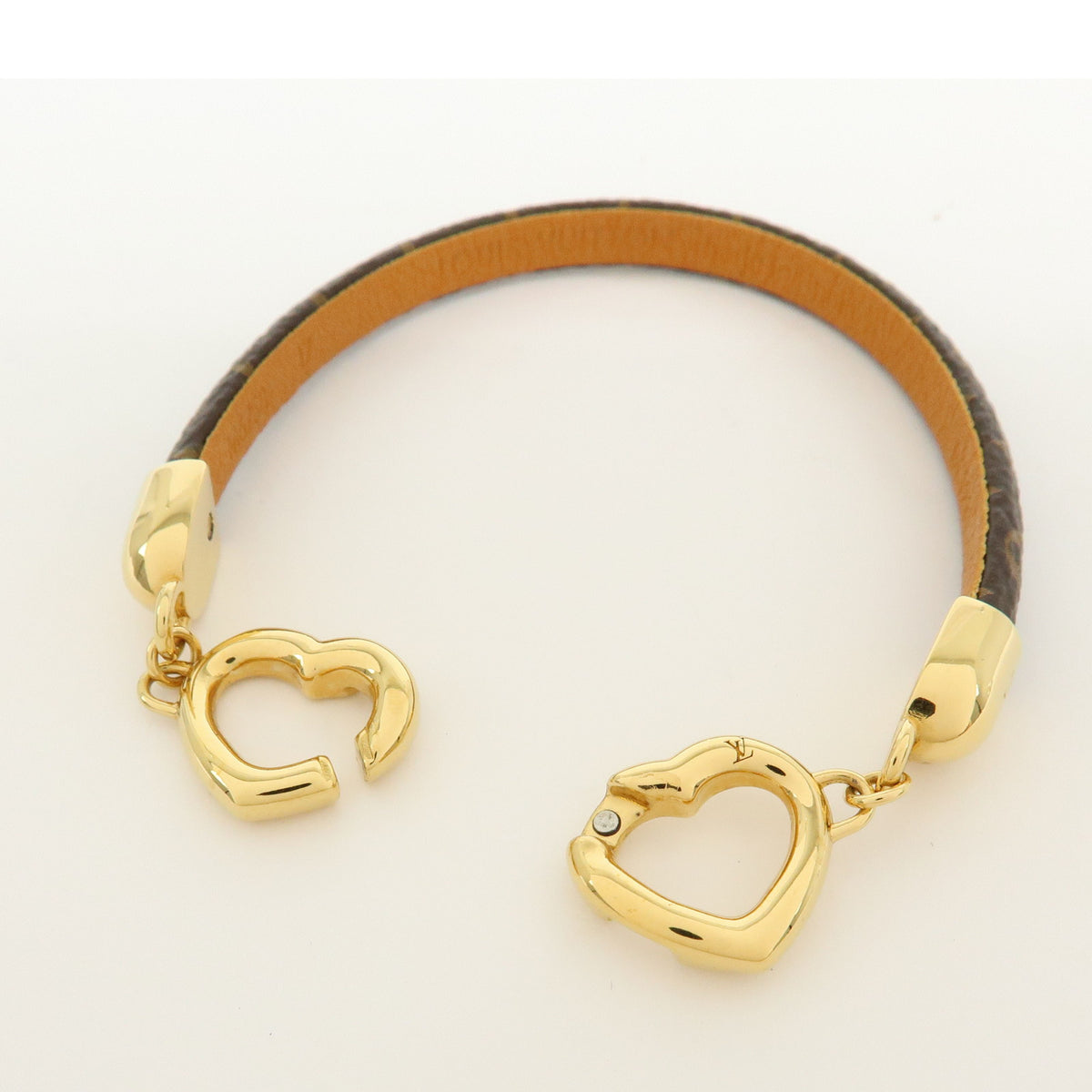 Louis Vuitton Monogram Say Yes Canvas Leather Bracelet M6758