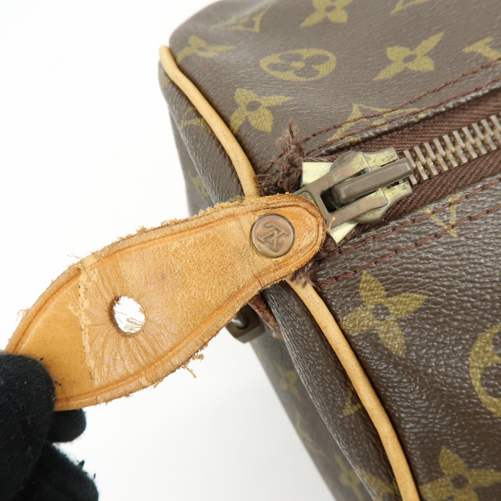 Louis Vuitton Monogram Keep All 60 Boston Bag Brown M41422