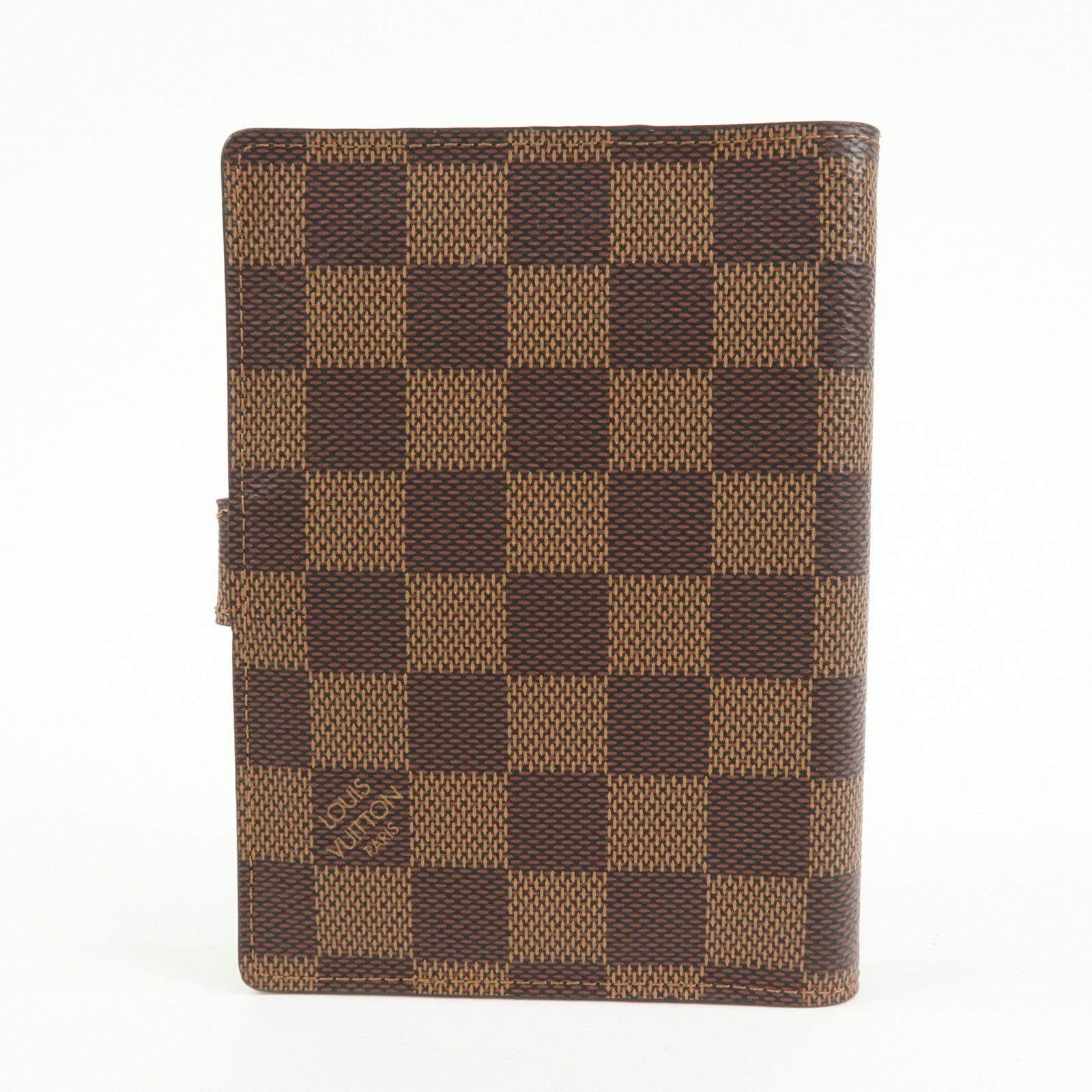 Louis Vuitton Damier Agenda PM Planner Cover Brown R20700