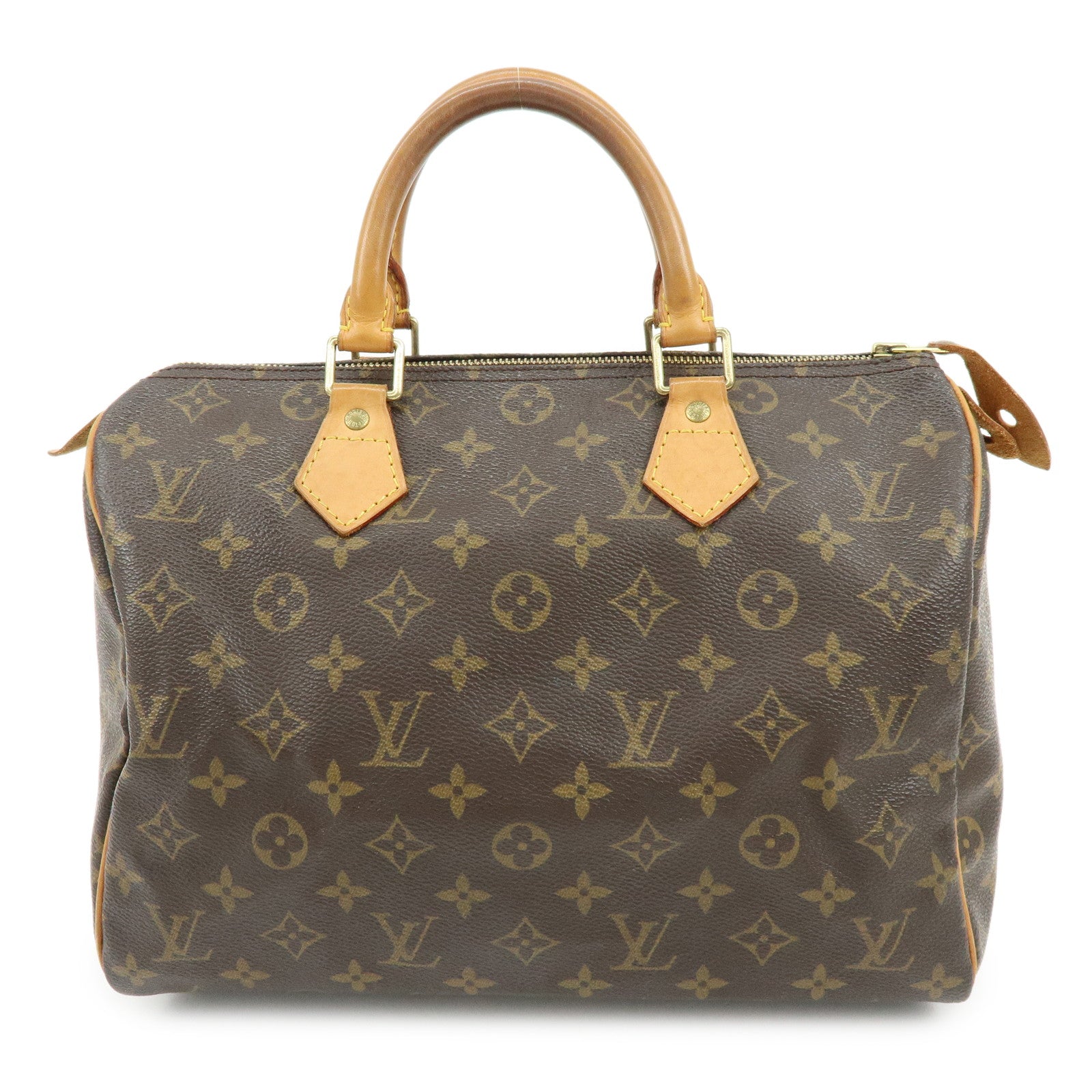 Louis Vuitton Monogram Speedy 30 Boston Bag Hand Bag Brown M41526