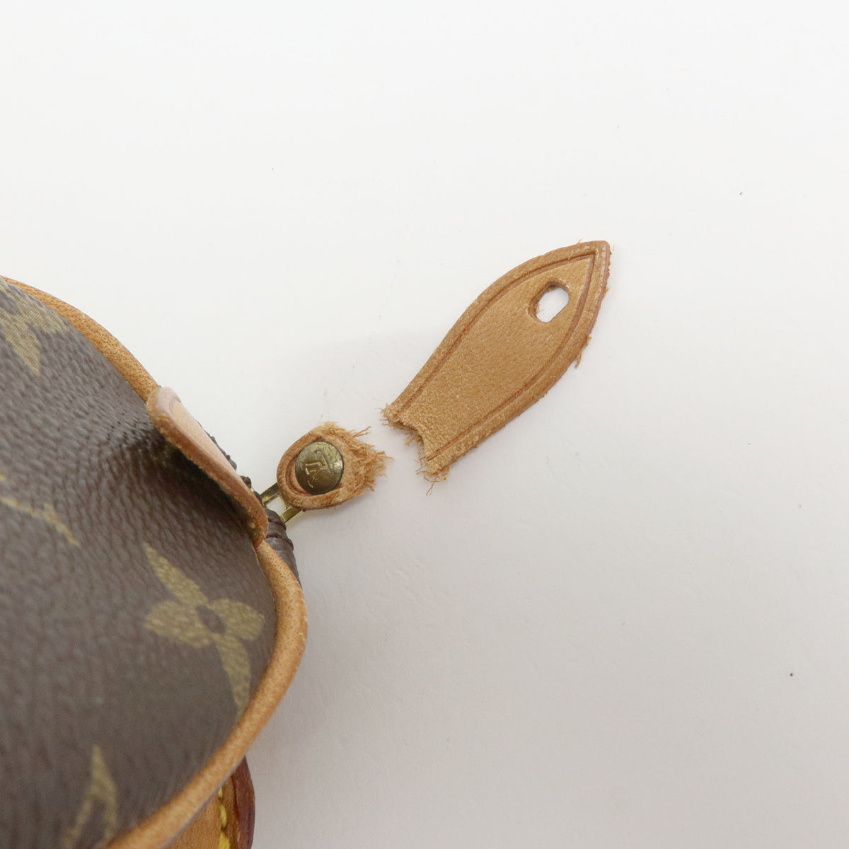 Louis Vuitton Monogram Mini Speedy Hand Bag Brown M41534