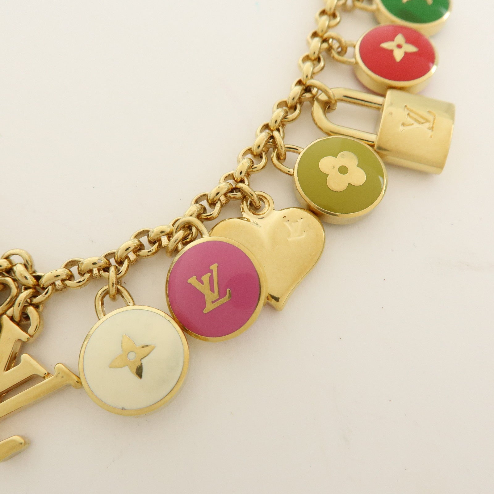 Louis Vuitton Porte Cles Chaine Pastilles Metal Key Chain M66172