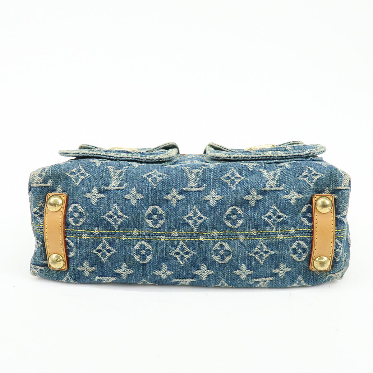 Louis Vuitton Monogram Denim Baggy PM 2Way Bag Shoulder Bag M95049