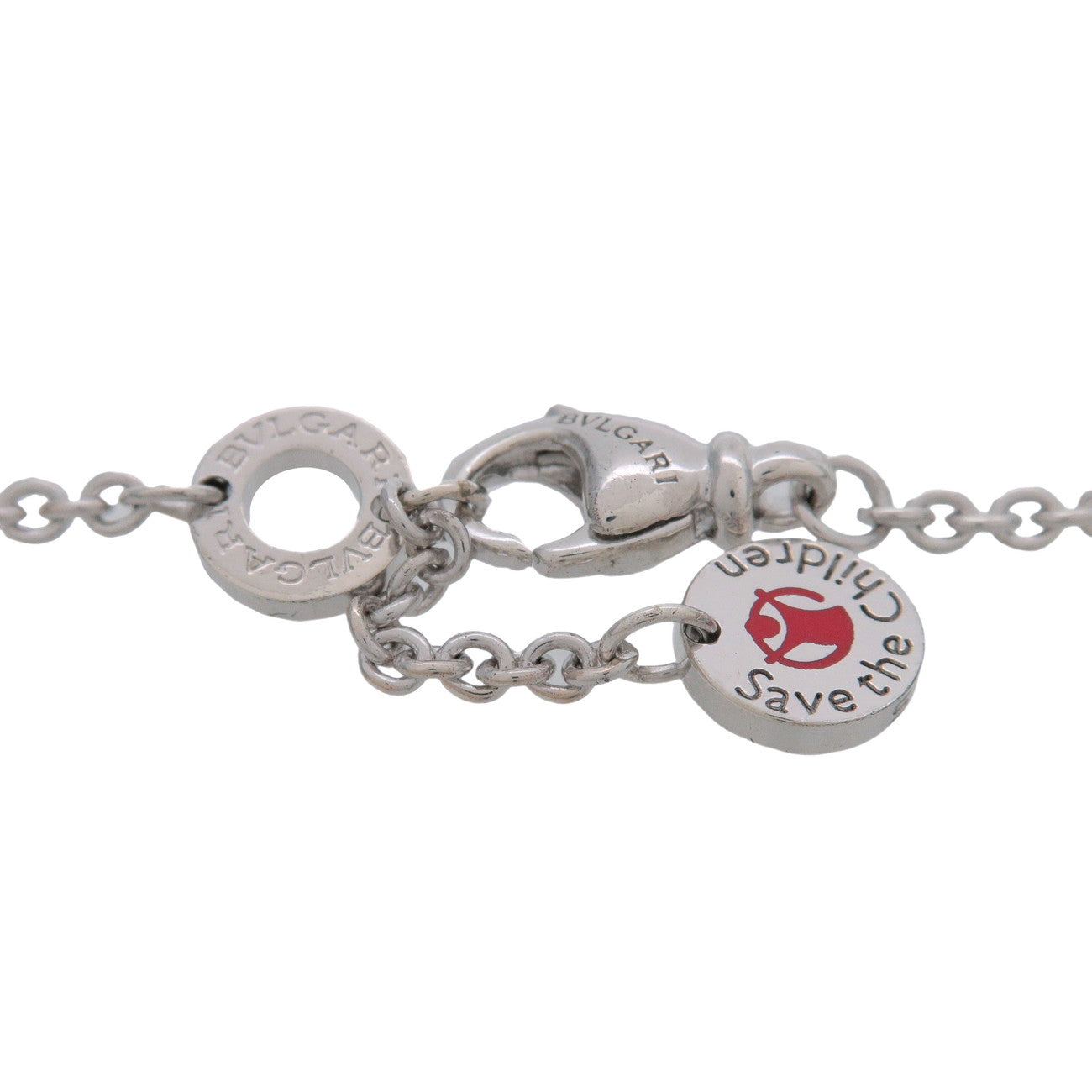 BVLGARI B-zero1 Save the Children Bracelet SV925 Ceramic Silver Black