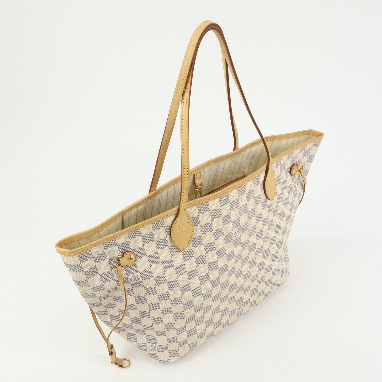 Louis Vuitton Damier Azur Neverfull MM Tote Bag Shoulder Bag N41361