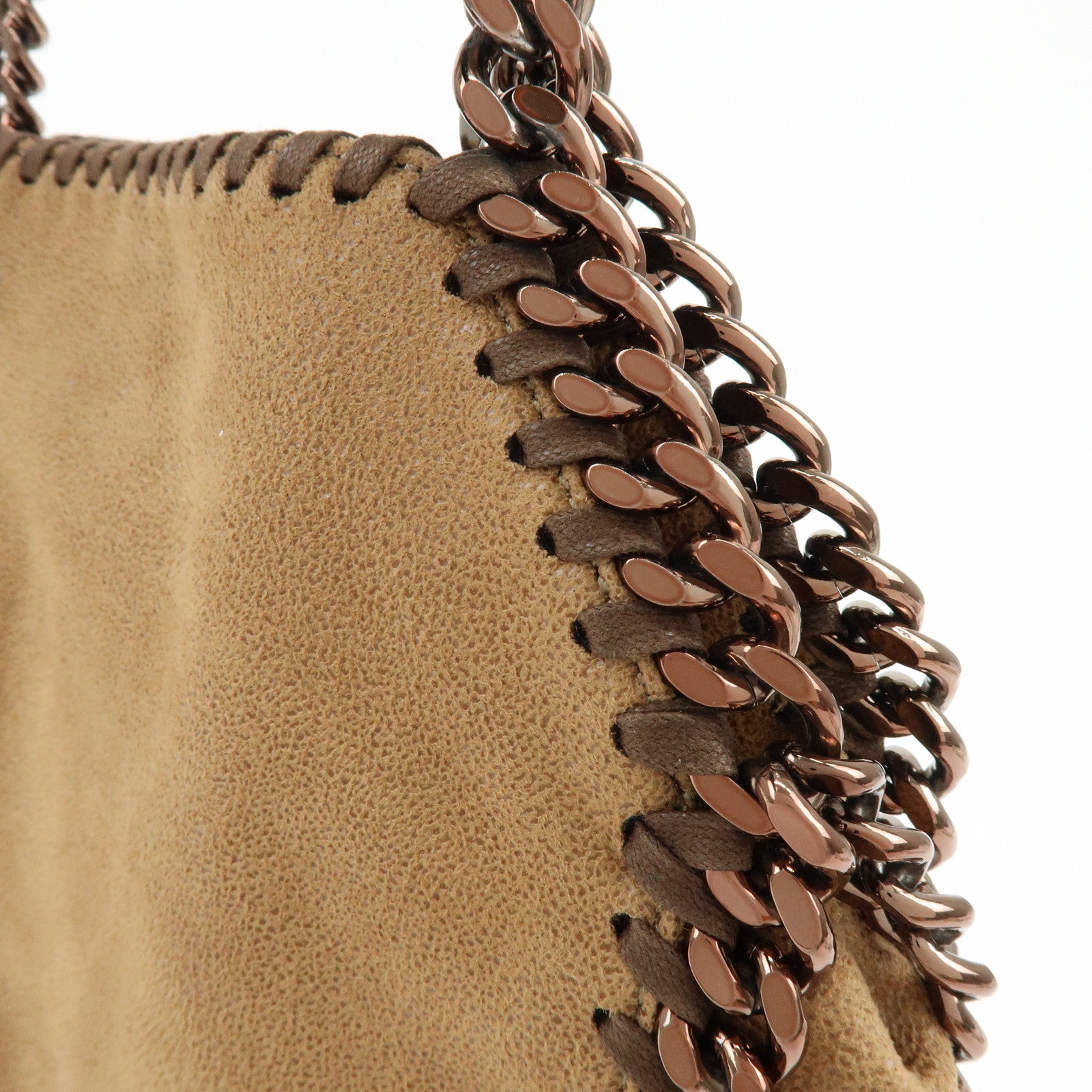STELLA MCCARTNEY Falabella Faux Leather 2Way Bag Brown 371223