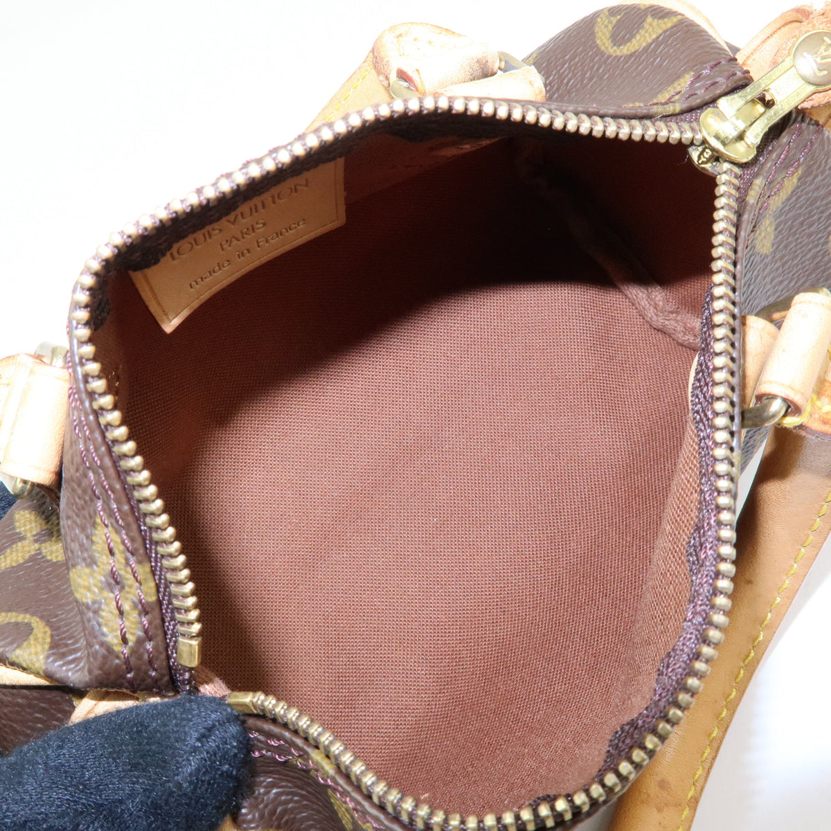 Louis Vuitton Monogram Canvas Mini Speedy Hand Bag Brown M41534