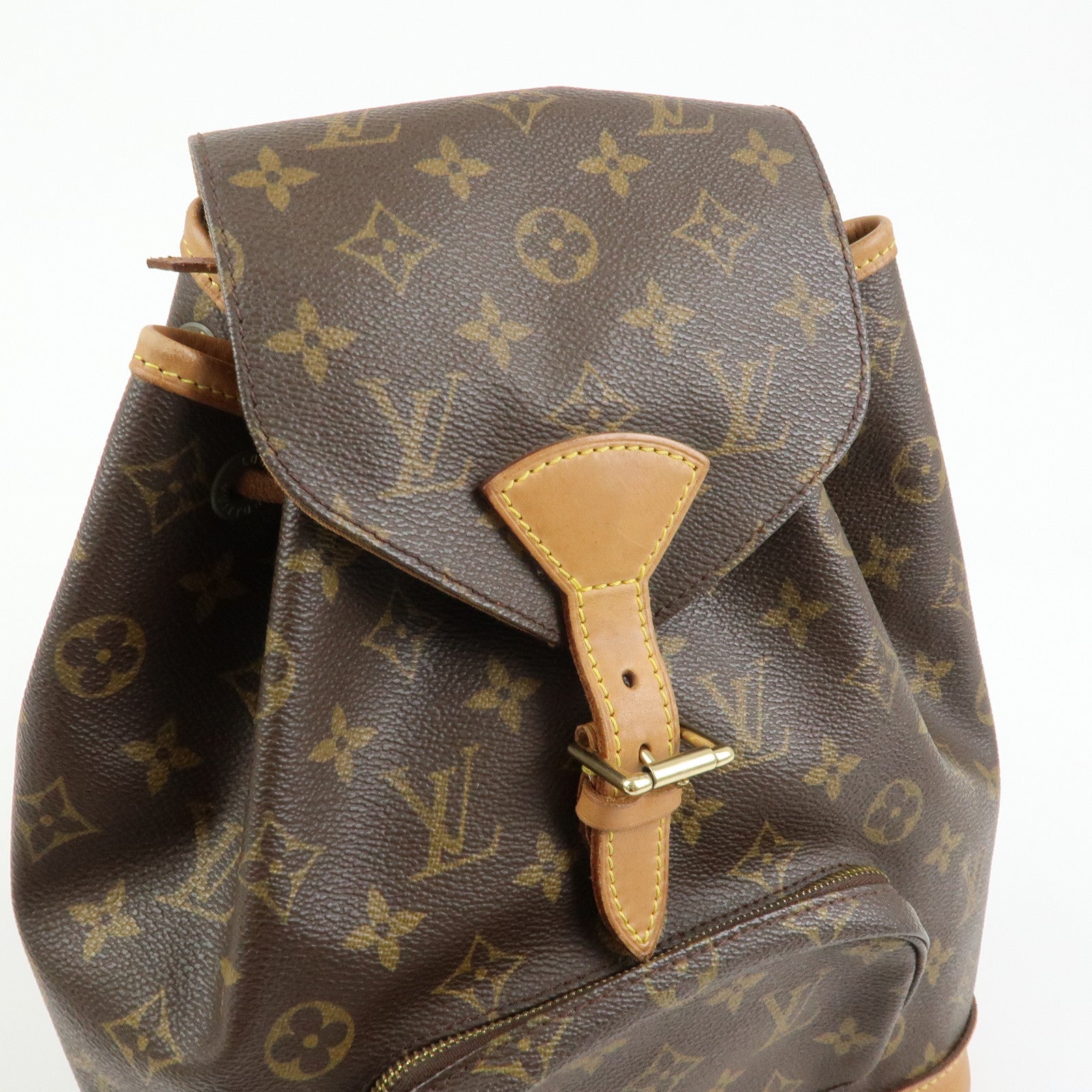 Louis Vuitton Monogram Canvas Montsouris MM Backpack Brown M51136