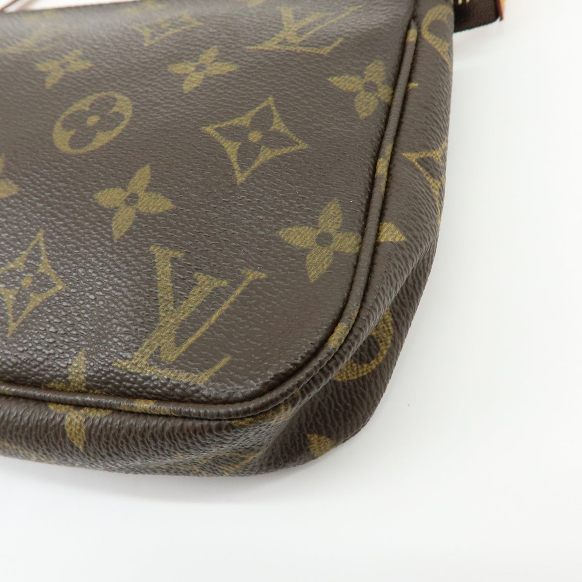 Louis Vuitton Monogram Pochette Accessoires Pouch Hand Bag Brown M51980