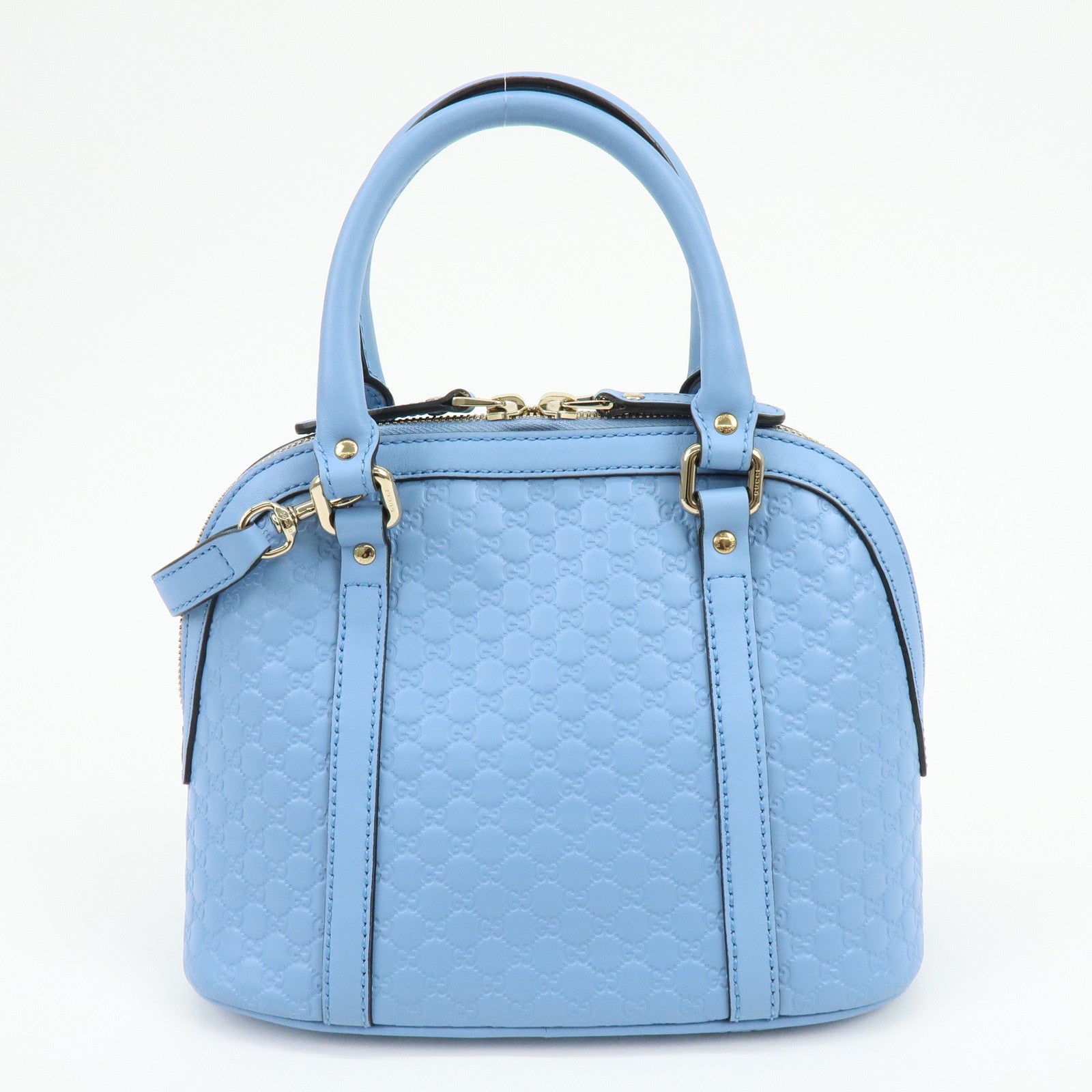 GUCCI Microguccissima Leather 2Way Bag Hand Bag Shoulder Bag 449654