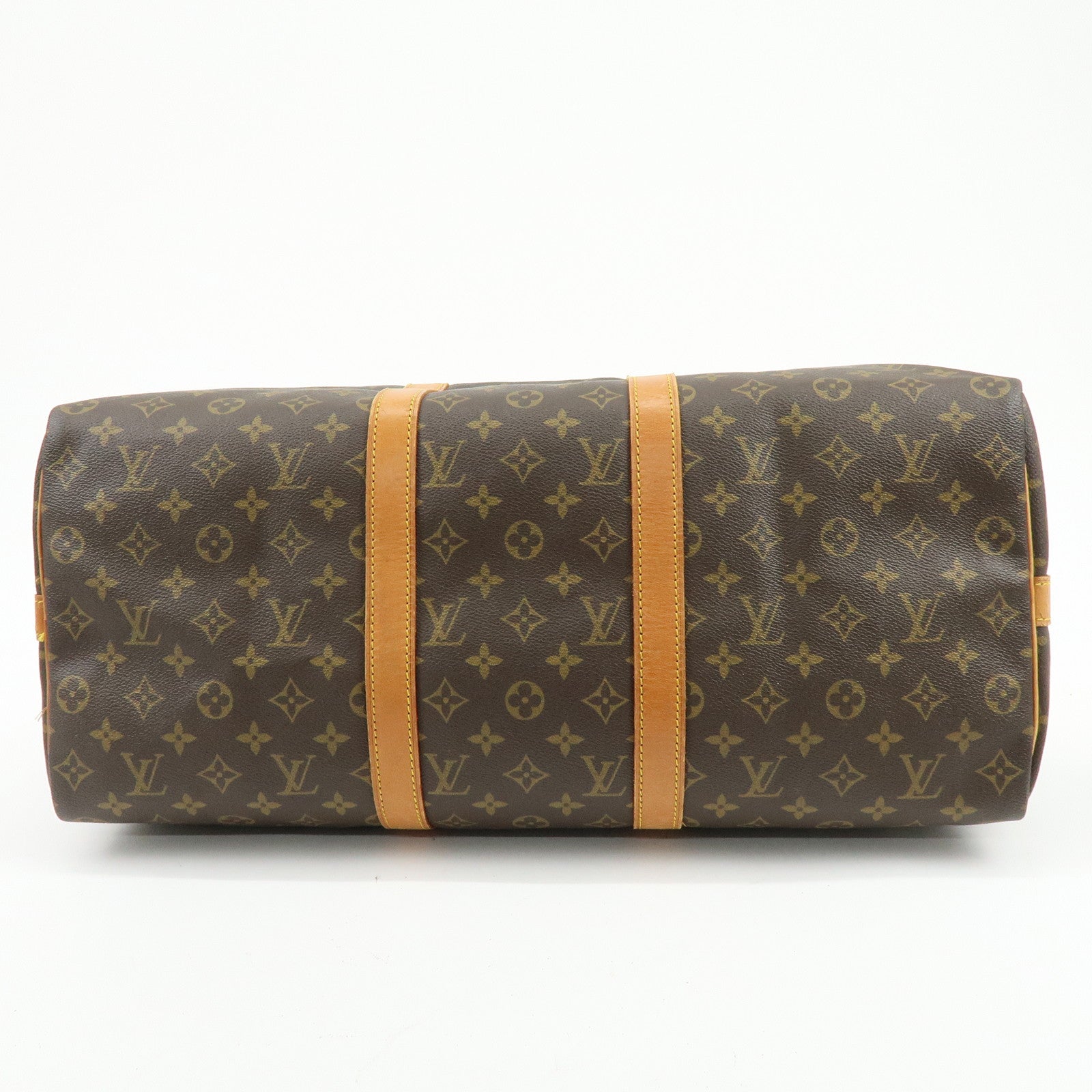 Louis Vuitton Keep All Bandouliere 50 Boston Bag Brown M41416