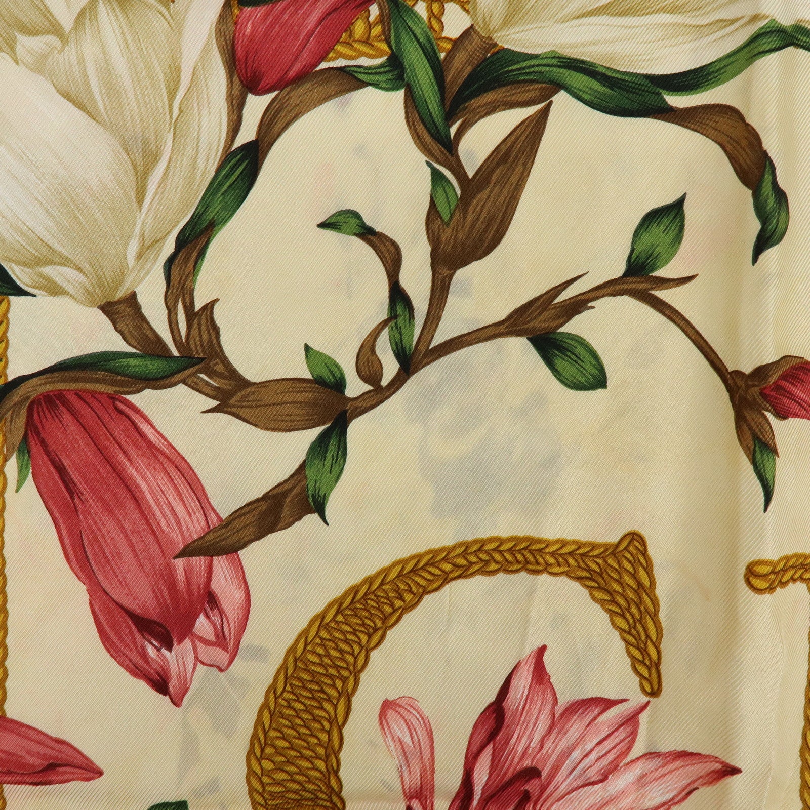 Christian Dior Cartier Burberrys Lot of 4 Silk 100% Scarf