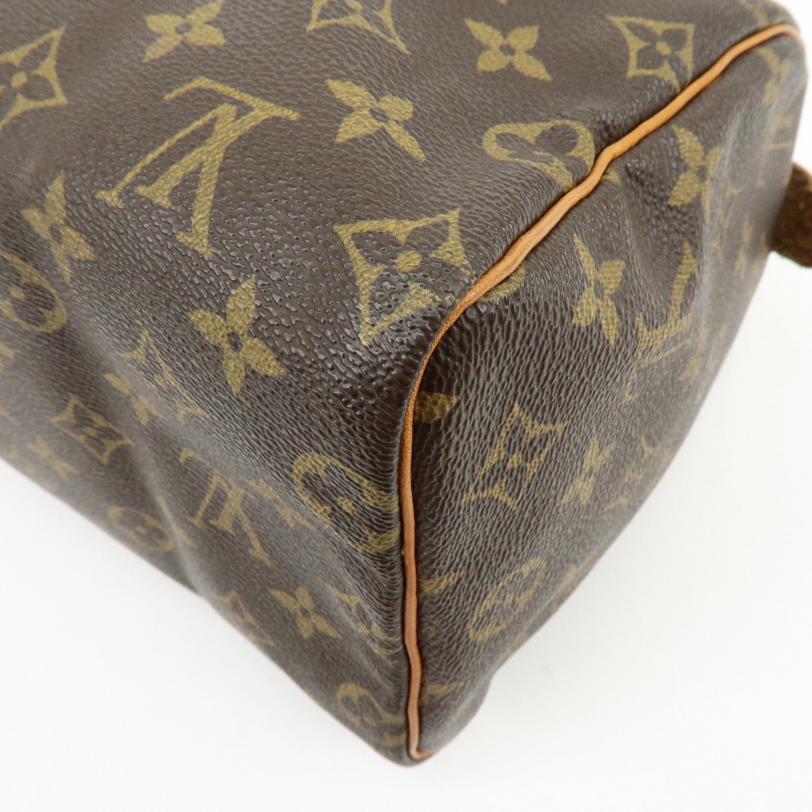 Louis Vuitton Monogram Speedy 25 Boston Bag Hand Bag Brown M41528