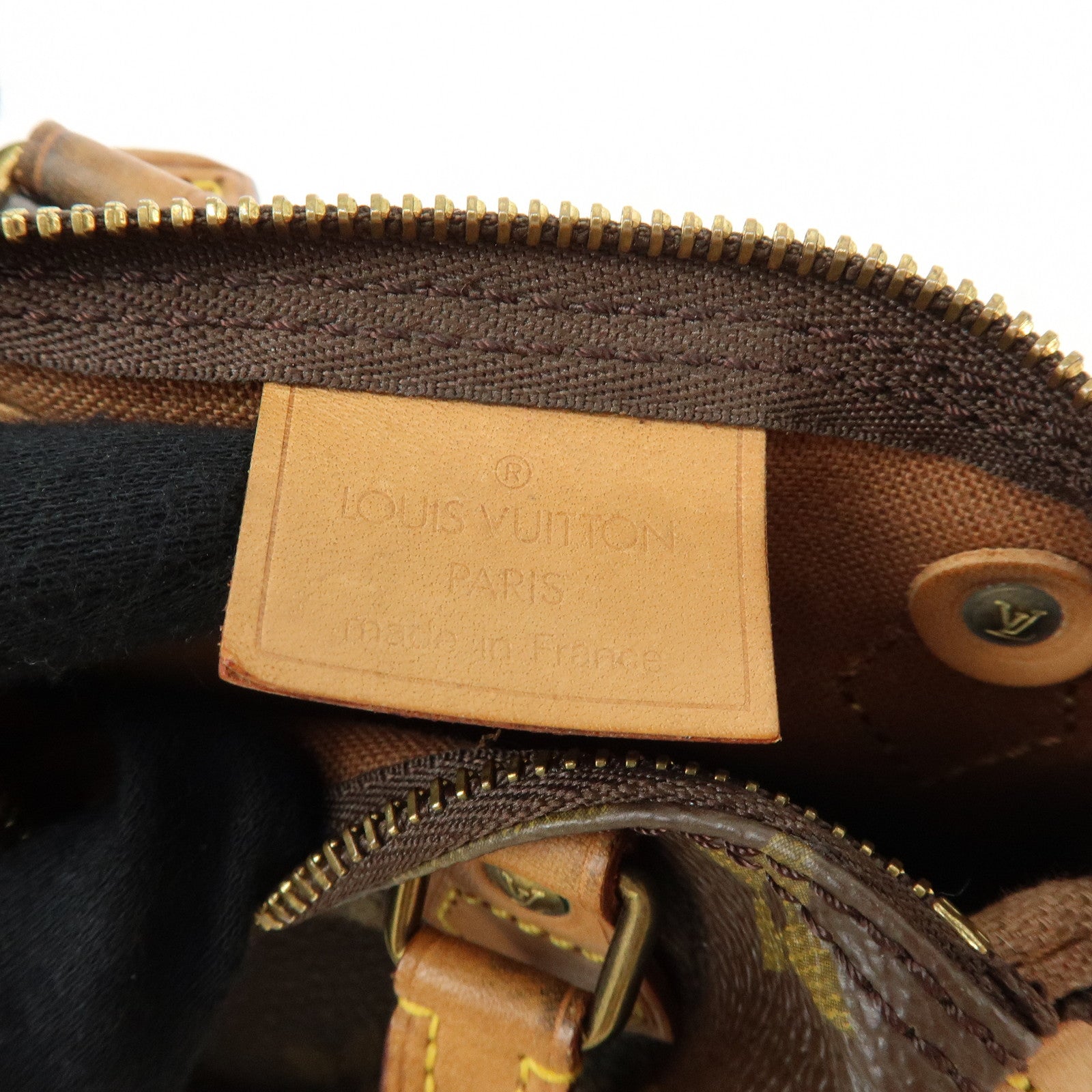 Louis Vuitton Monogram Mini Speedy Hand Bag and Strap Brown M41534 Lot