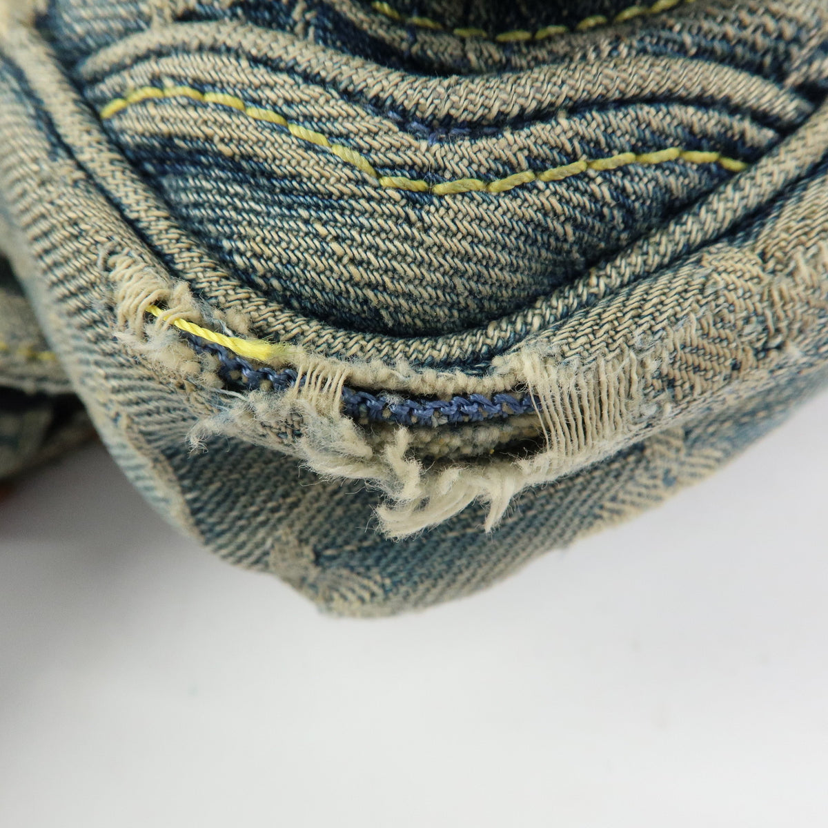 Louis Vuitton Monogram Denim Bum Bag Waist Bag Blue M95347
