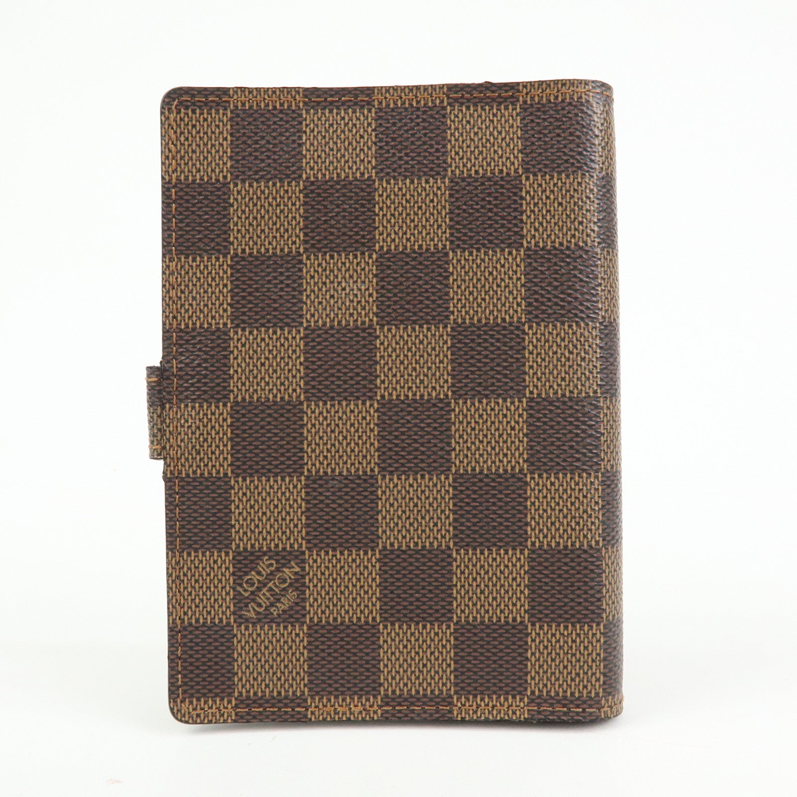 Louis Vuitton Damier Agenda PM Planner Cover Brown R20700