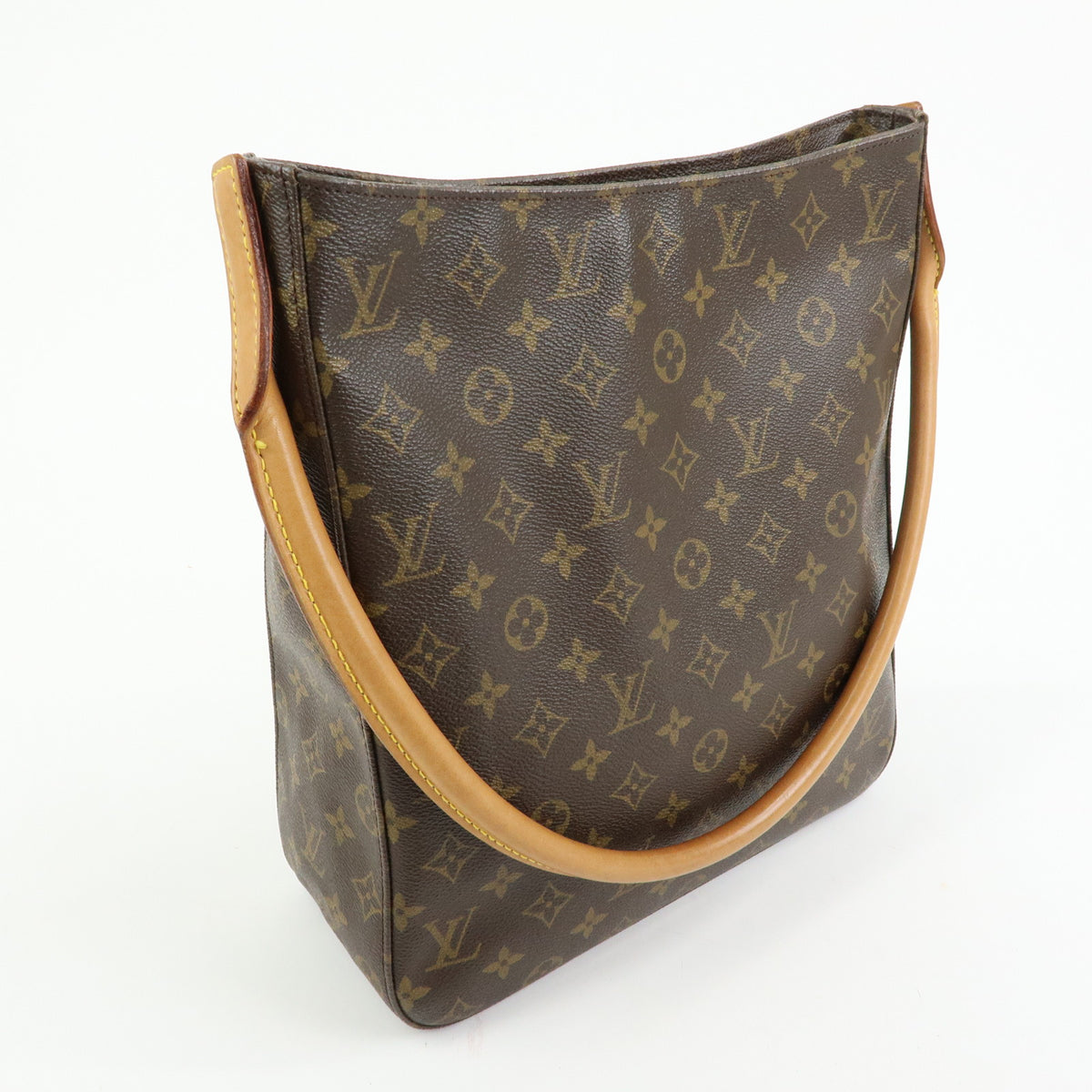Louis Vuitton Monogram Looping GM Shoulder Bag Brown M51145