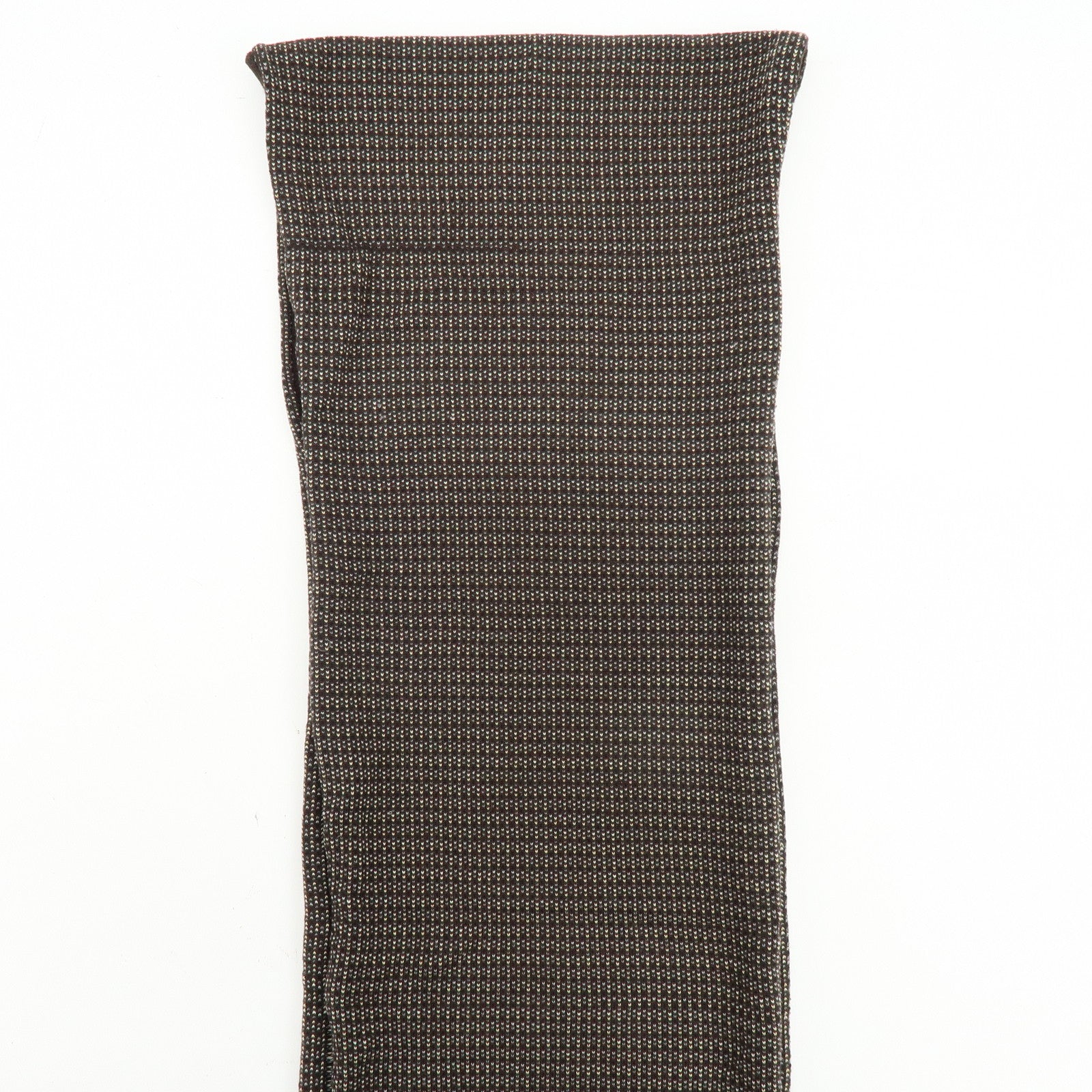 Louis Vuitton Taiga Takahashi Wool Silk Scarf Stole Dark Brown