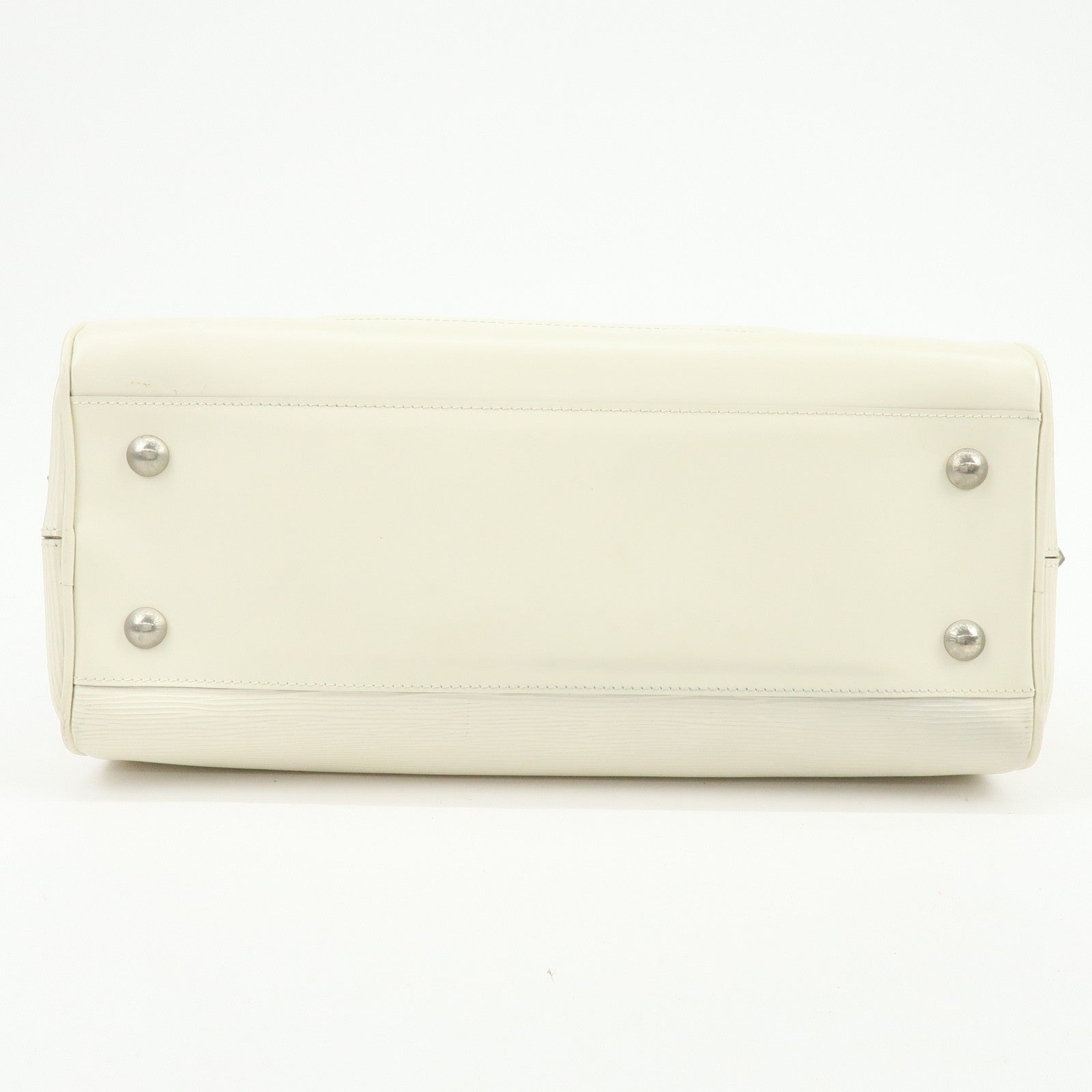 Louis Vuitton Epi Montaigne GM Bowling Hand Bag Ivoire White M5931J