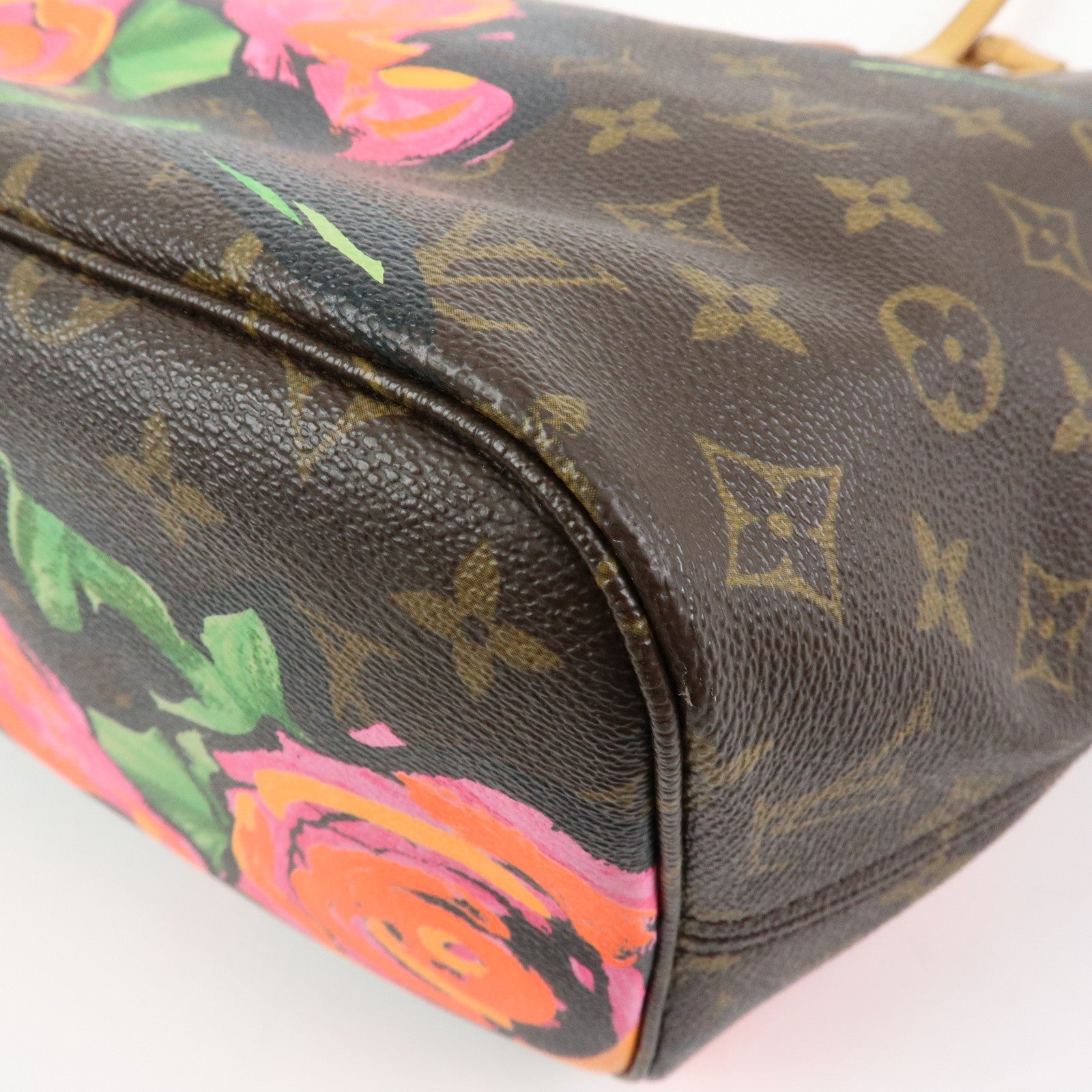 Louis Vuitton Monogram Rose Neverfull MM Tote Shoulder Bag M48613