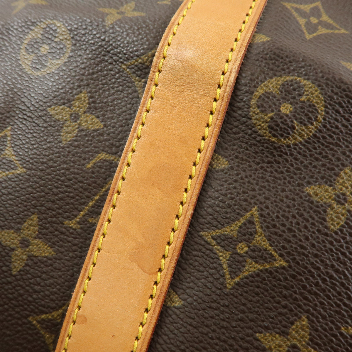 Louis Vuitton Keep All Bandouliere 55 Boston Bag Brown M41414