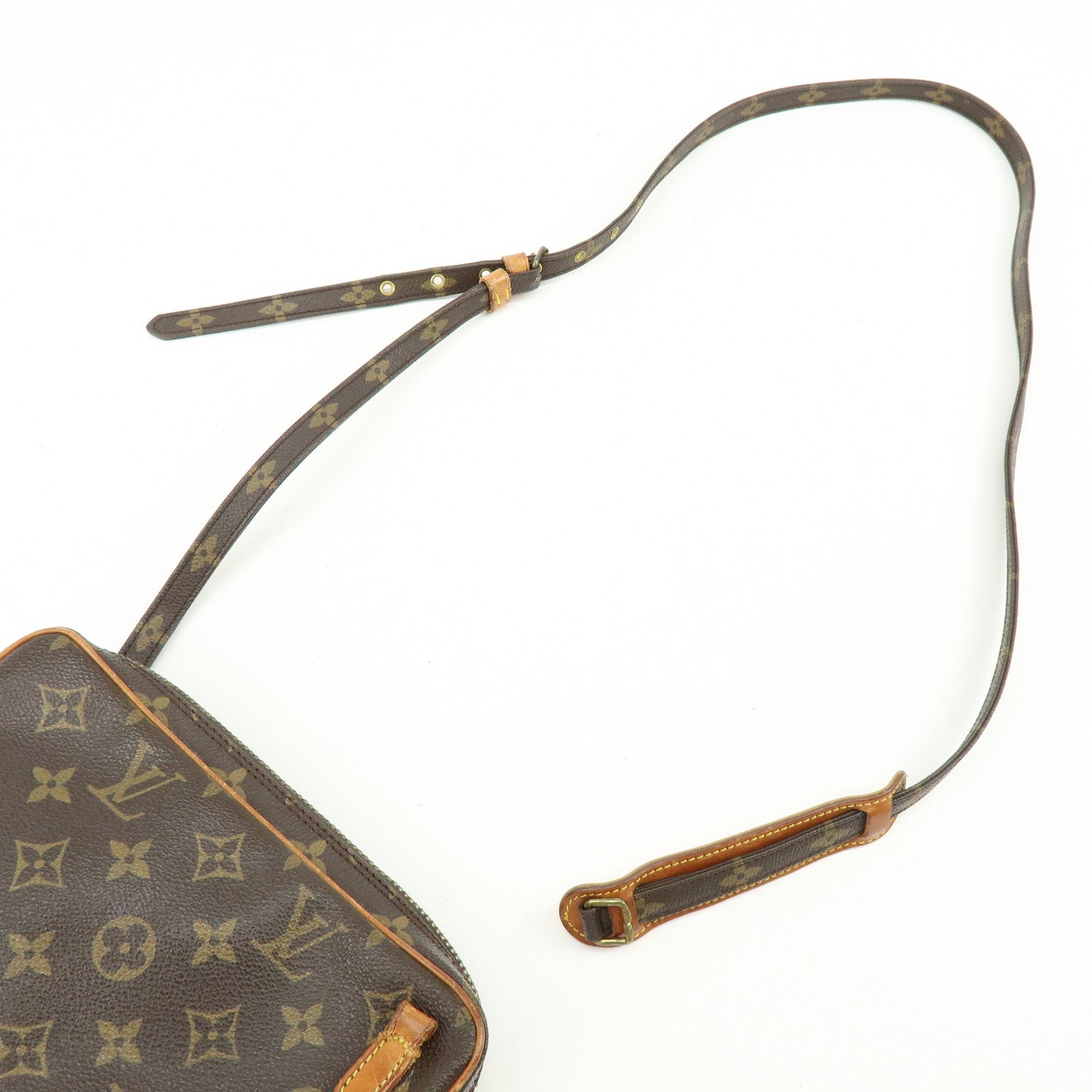 Louis Vuitton Monogram Pochette Marly Bandouliere Bag Brown M51828