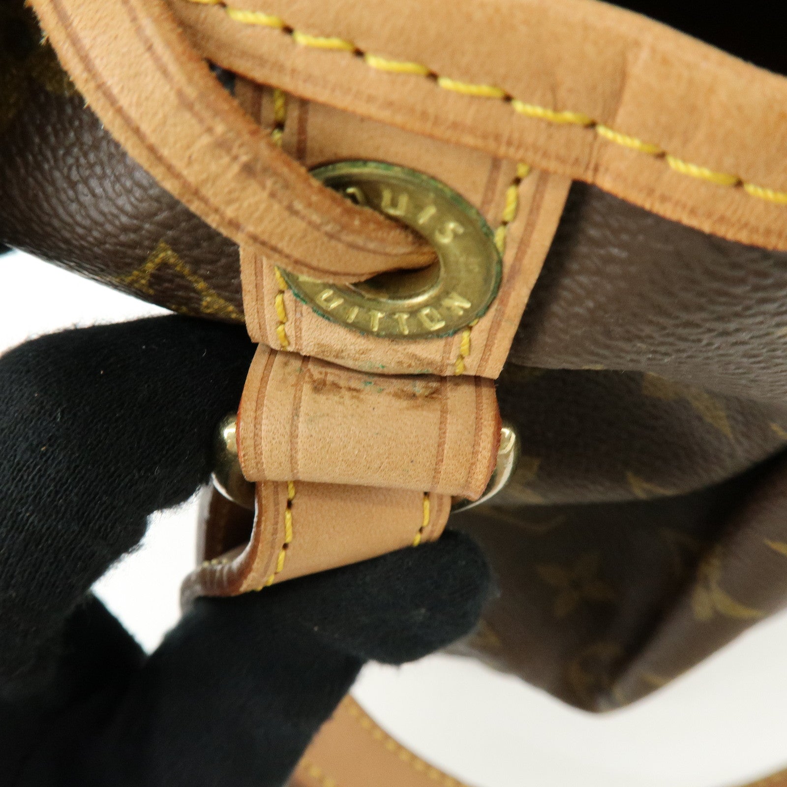 Louis Vuitton Monogram Petit Noe Shoulder Bag Brown M42226