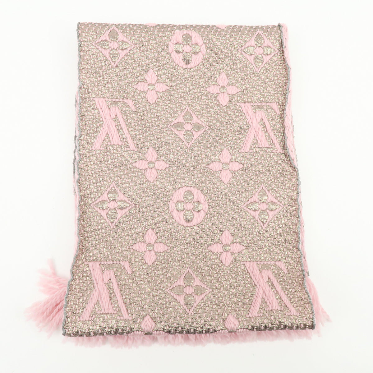 Louis Vuitton Echarpe Logomania Shine Wool Silk polyester Scarf M60466