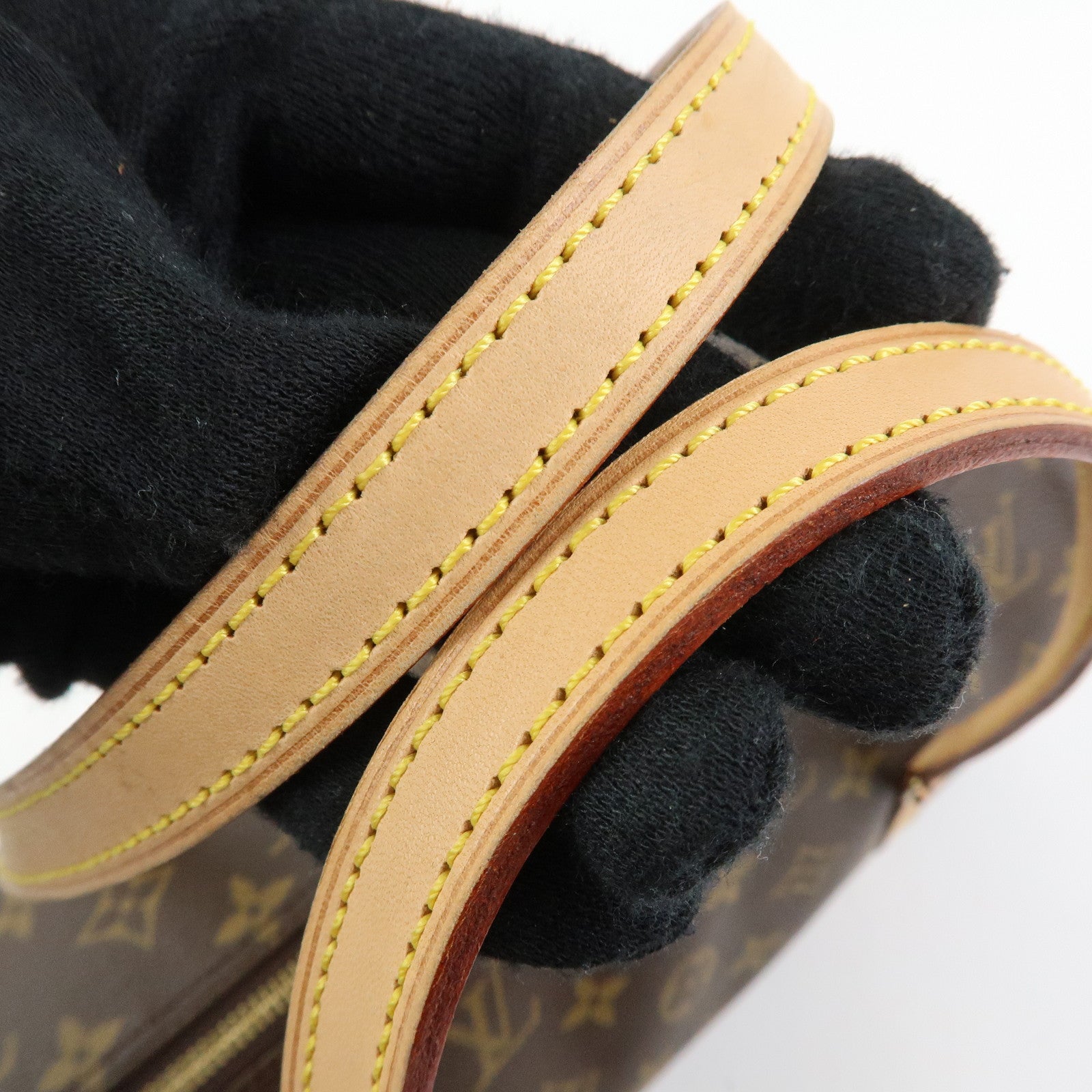 Louis Vuitton Monogram Papillon 30 Hand Bag & Pouch Brown M51385