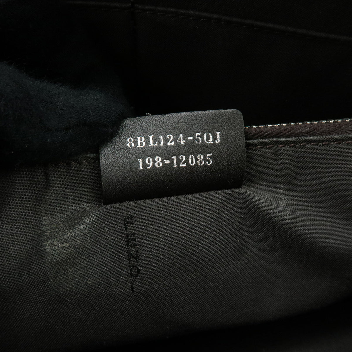 FENDI By The Way Medium Leather 2Way Bag Hand Bag Dark Gray 8BL124