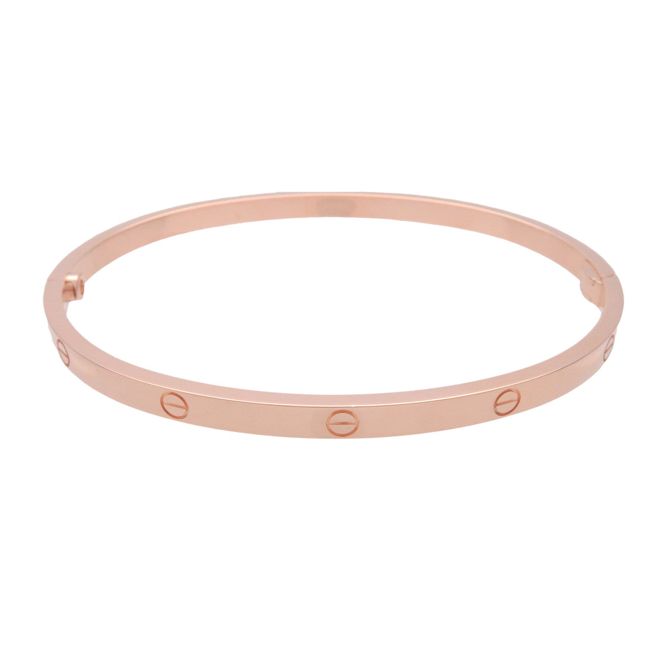 Cartier Love Bracelet SM Bangle K18 750PG Rose Gold Size 18